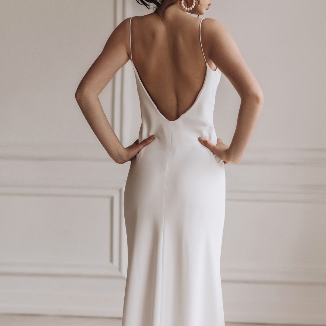 Satin Coated Lurex Bridal Optical White Image