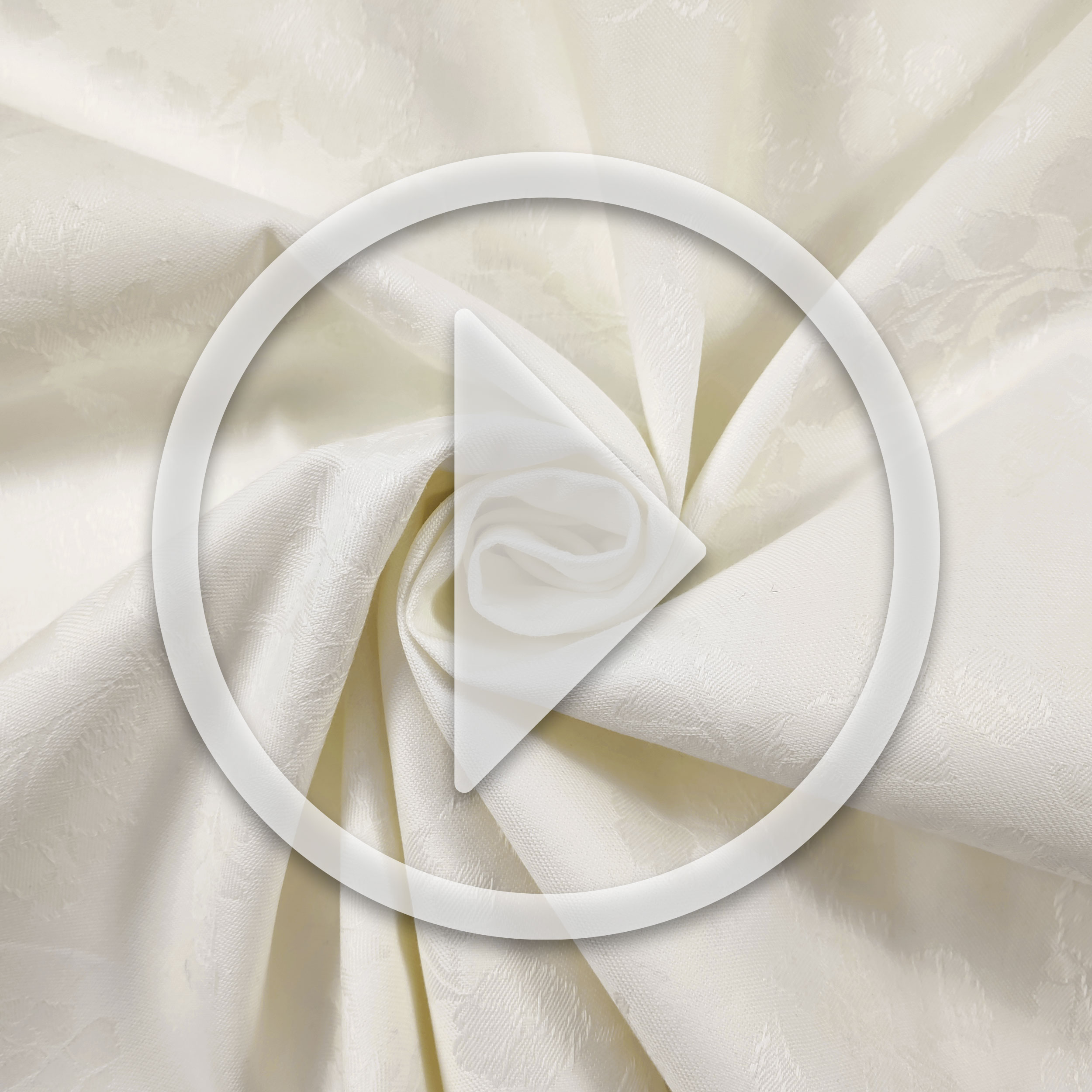 Milk White Cotton Flanders Fabric Image