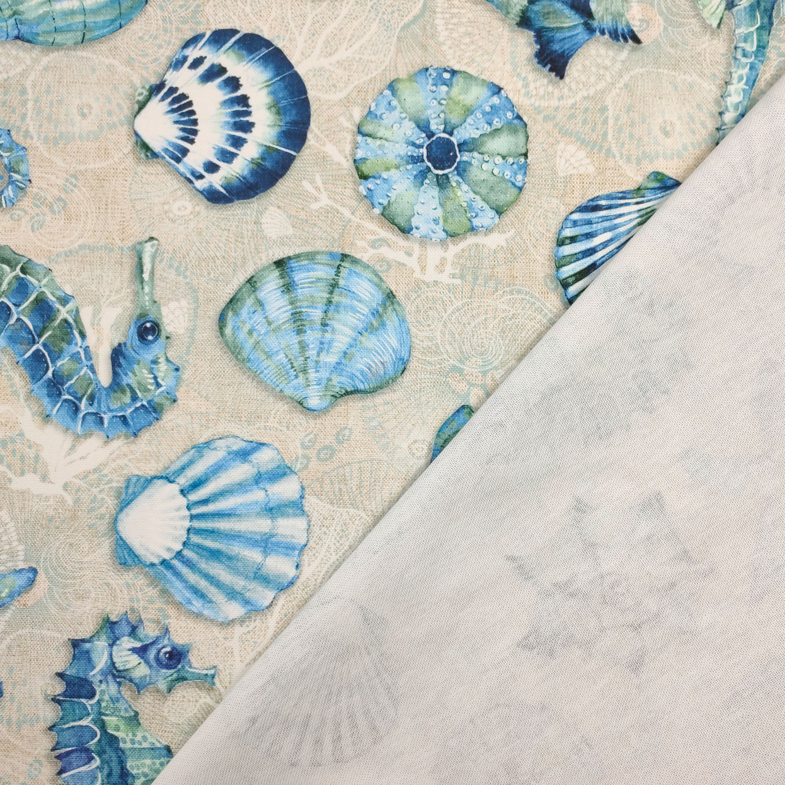 Panama Shells Beige Background