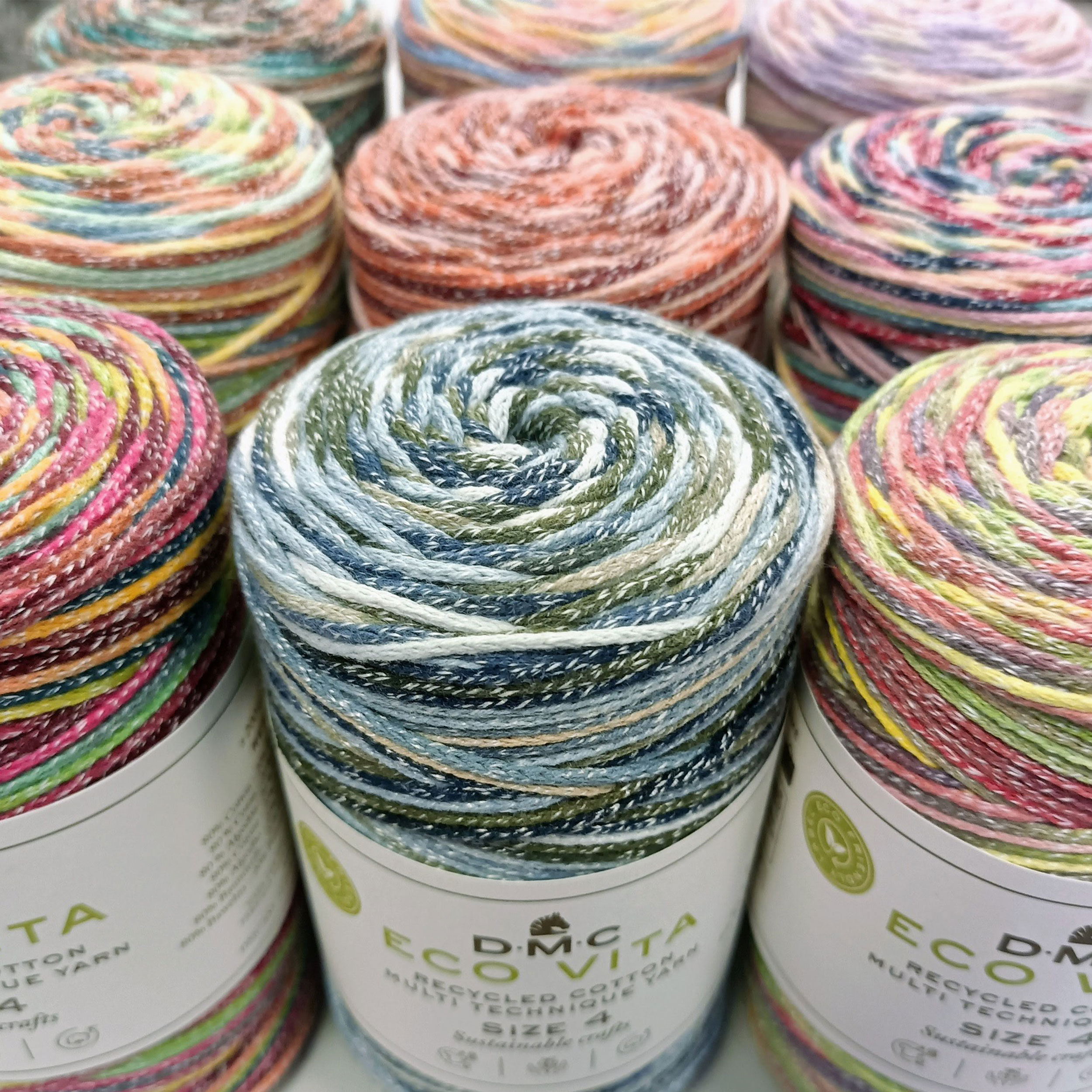 DMC Multitecnica Eco Vita Yarn Size 4 Multicolour Image