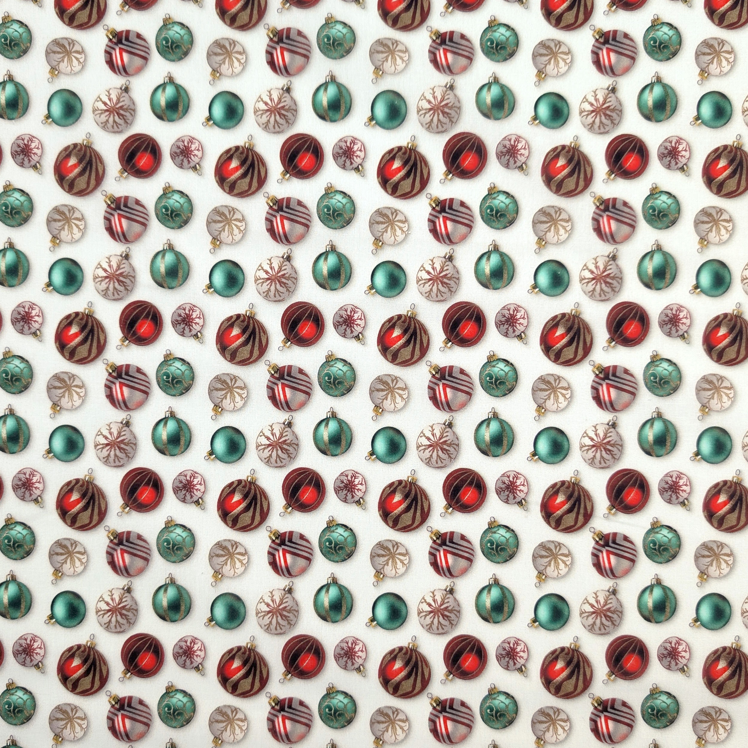 Cotton Poplin Christmas Balls Image