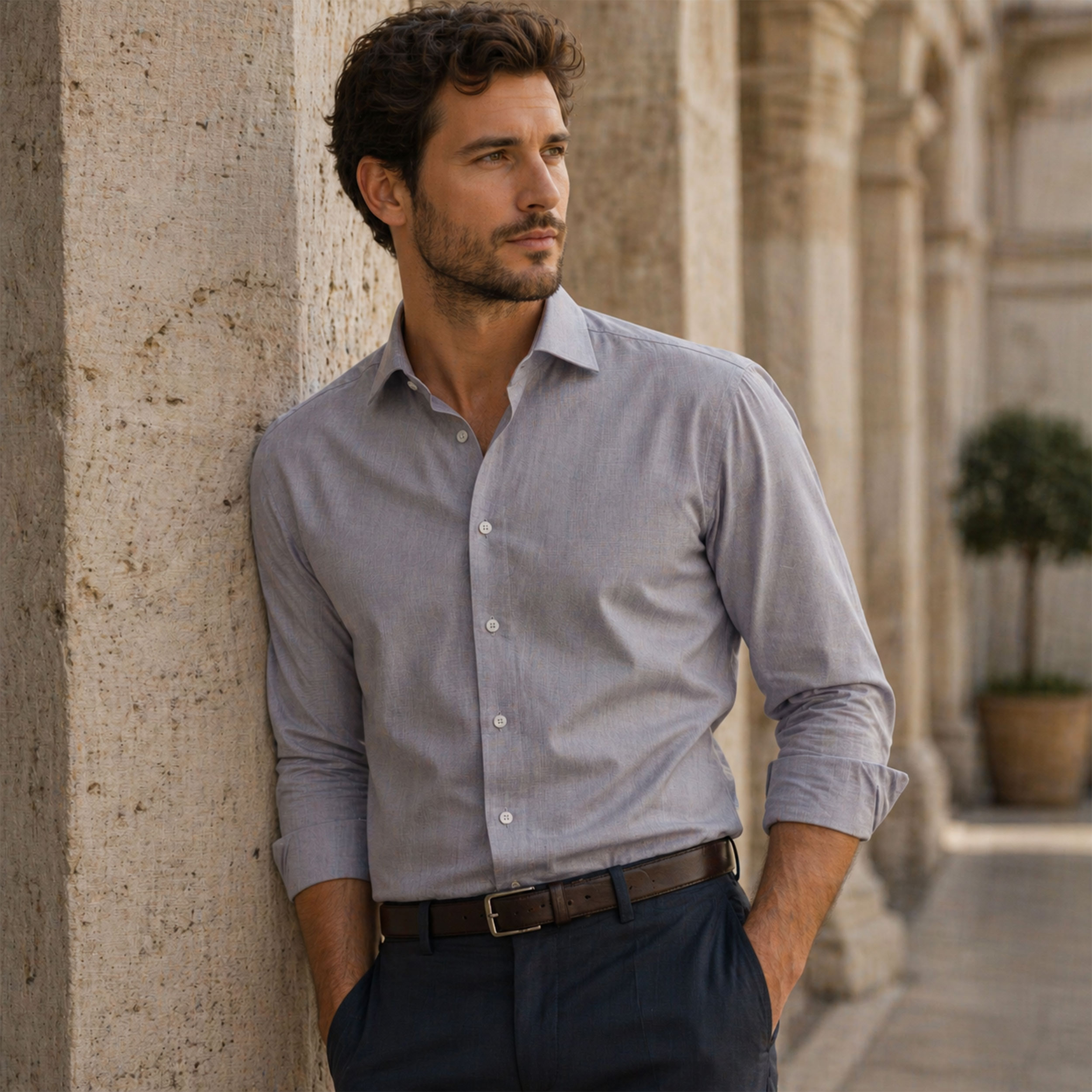 Cotton for Plain Grey Shirts Image