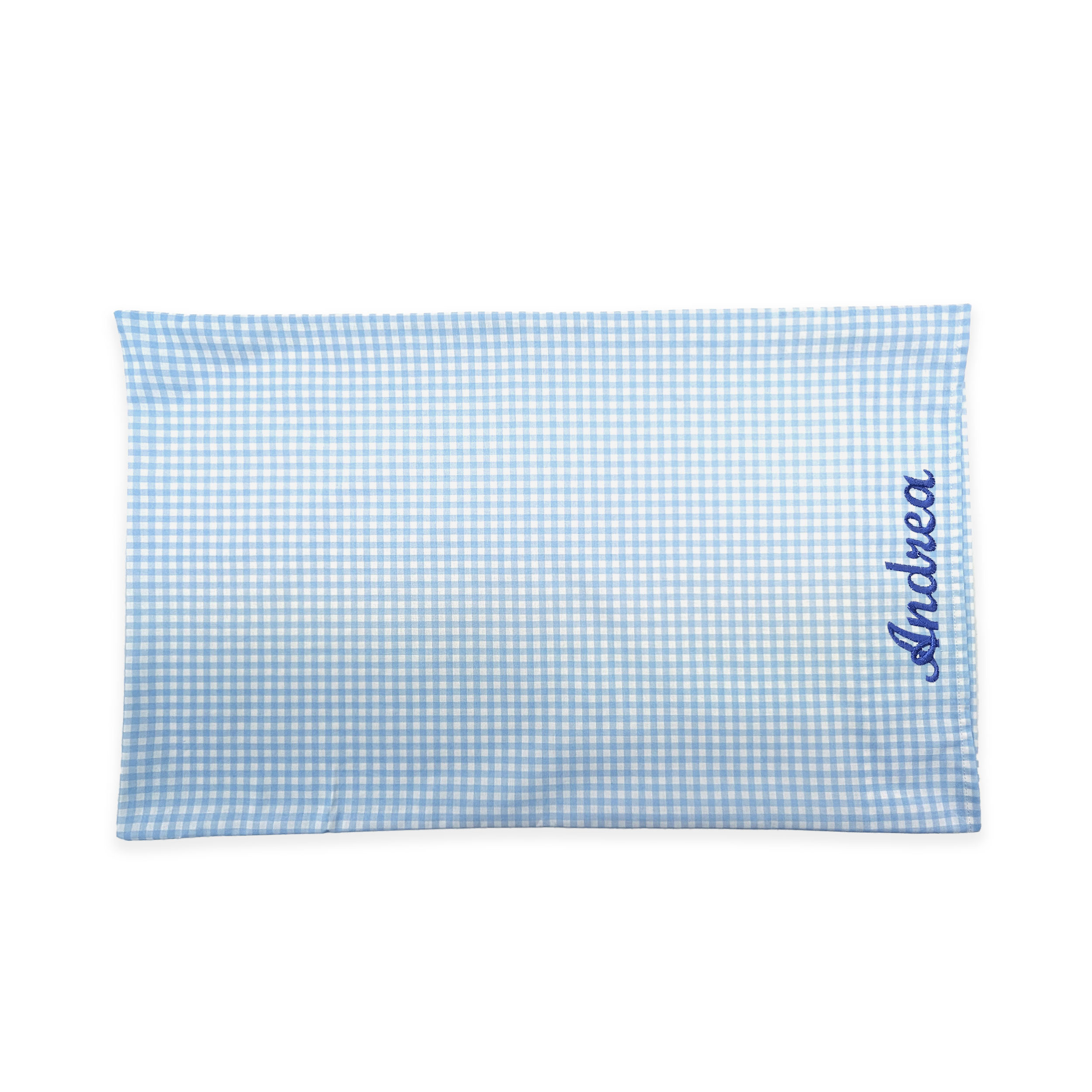 Pillowcase Squares Light Blue Image