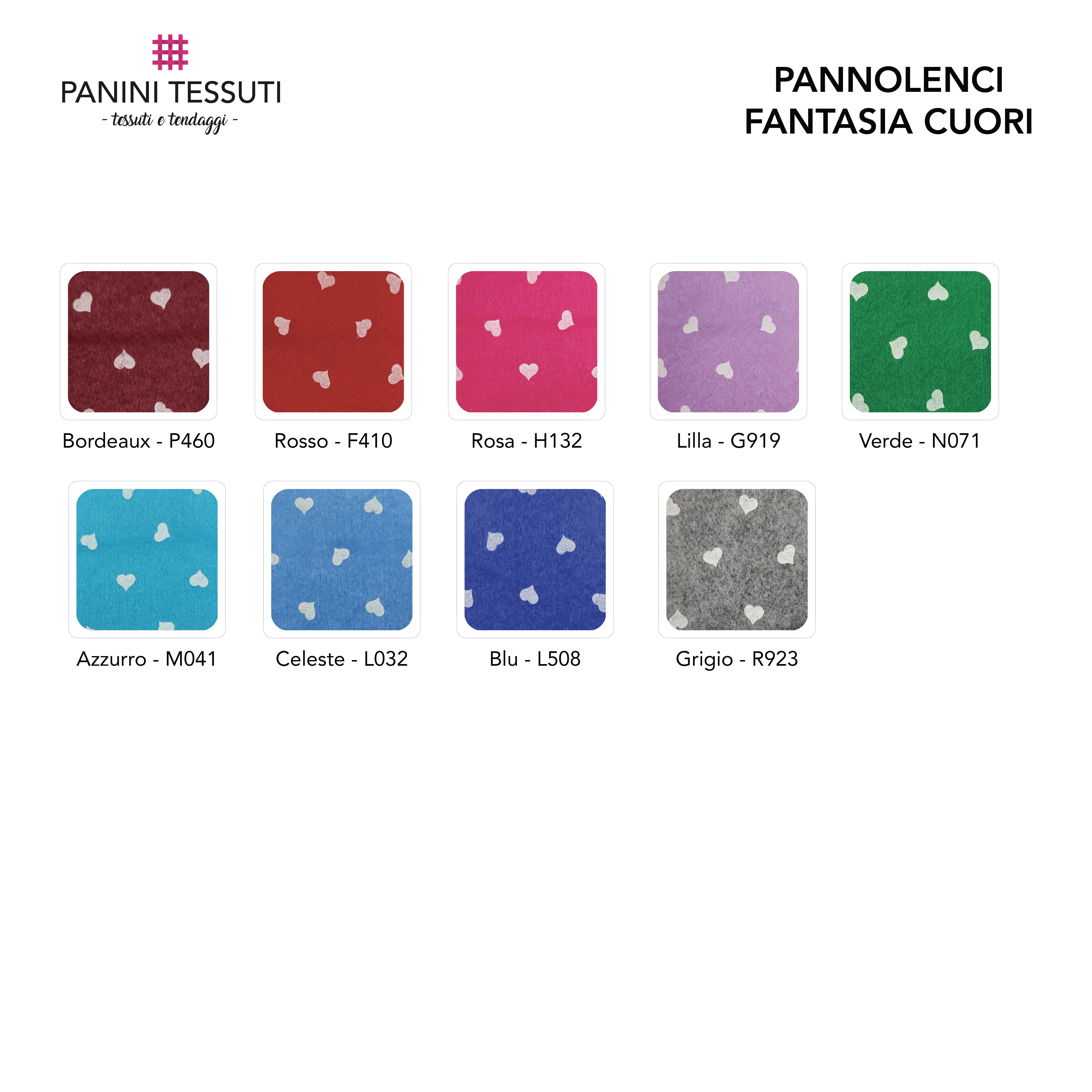 TABELLA COLORE PANNOLENCI CUORI SITO