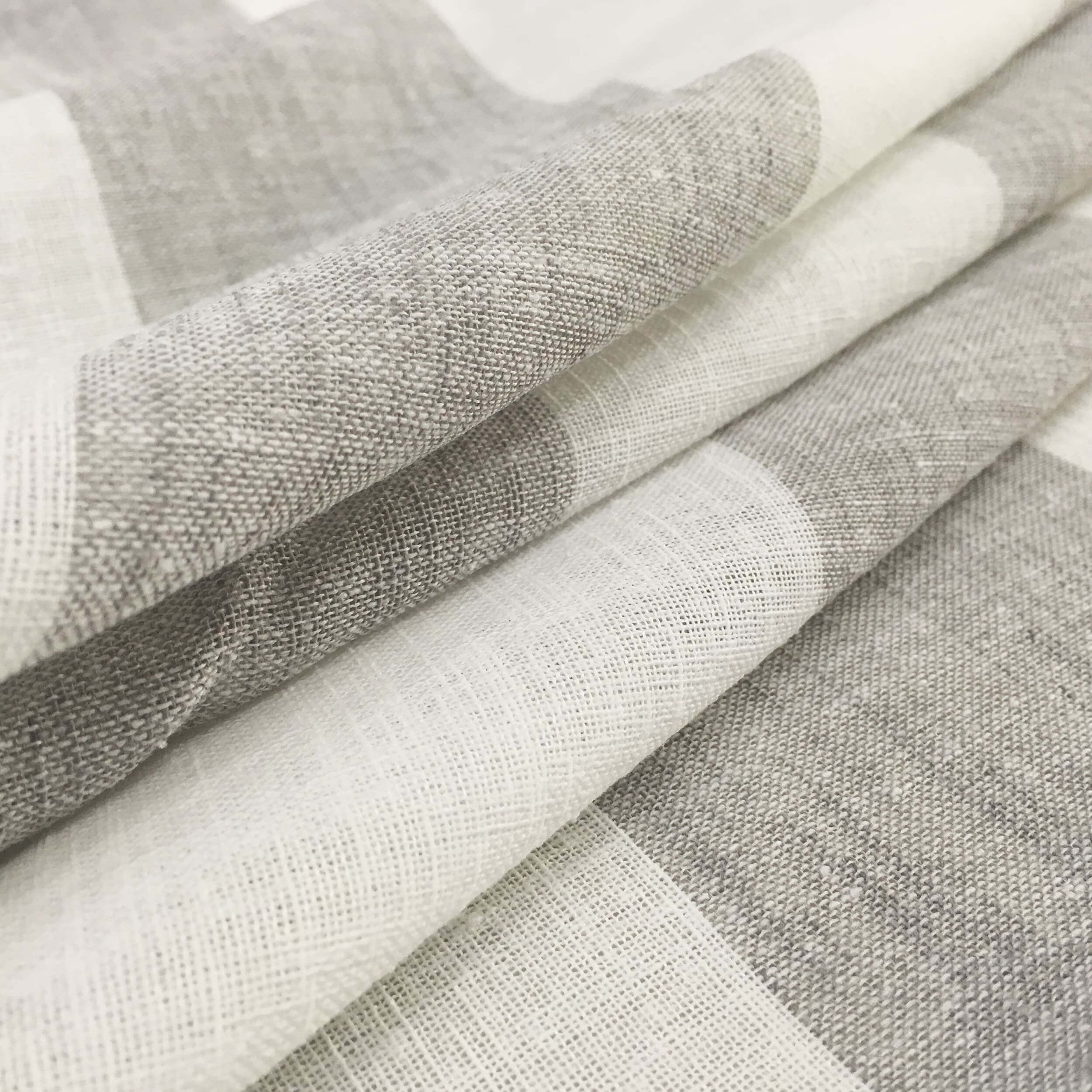 Scampolo Curtain Vertical Stripes Grey 150x320 cm Image