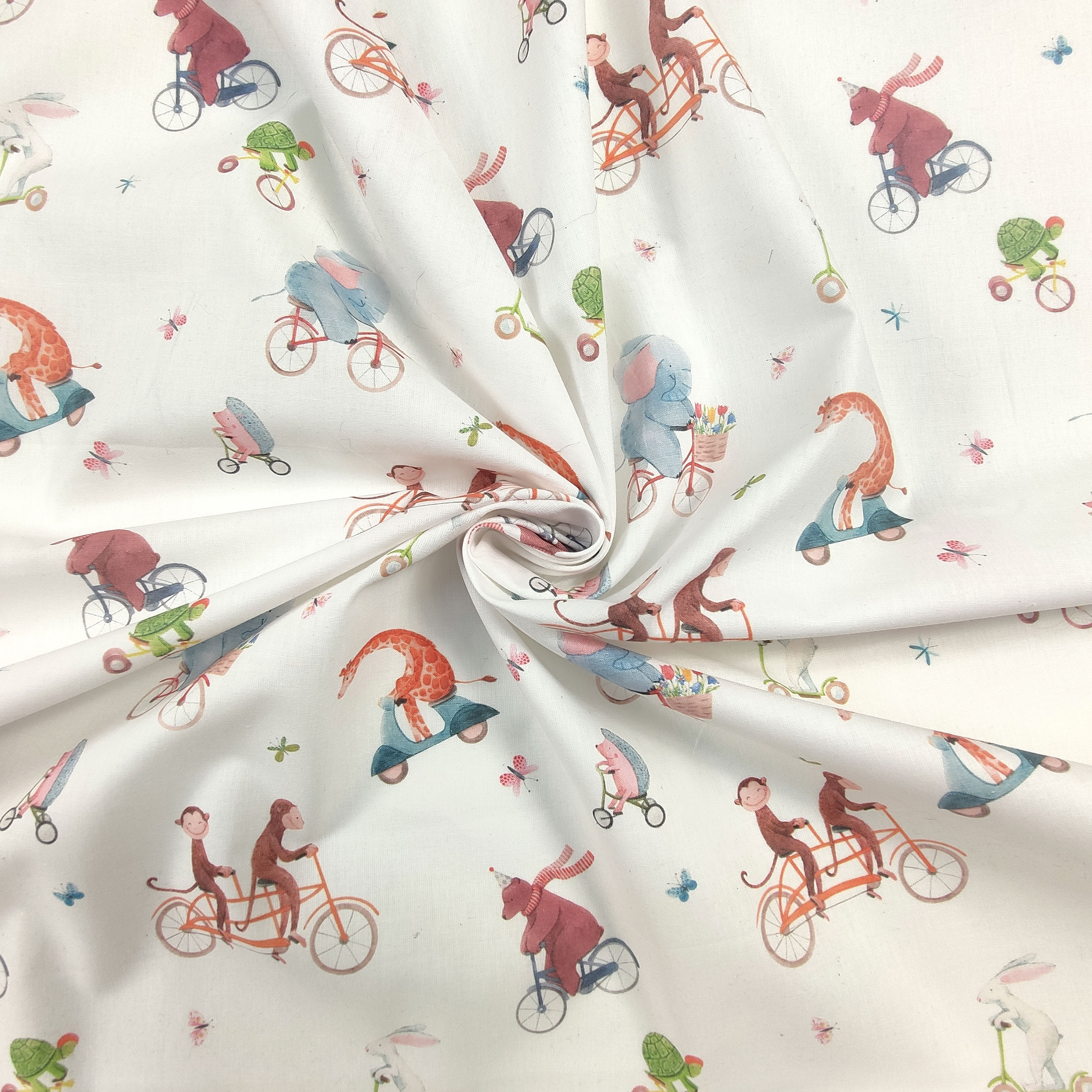 Cotton Bicycle Animals