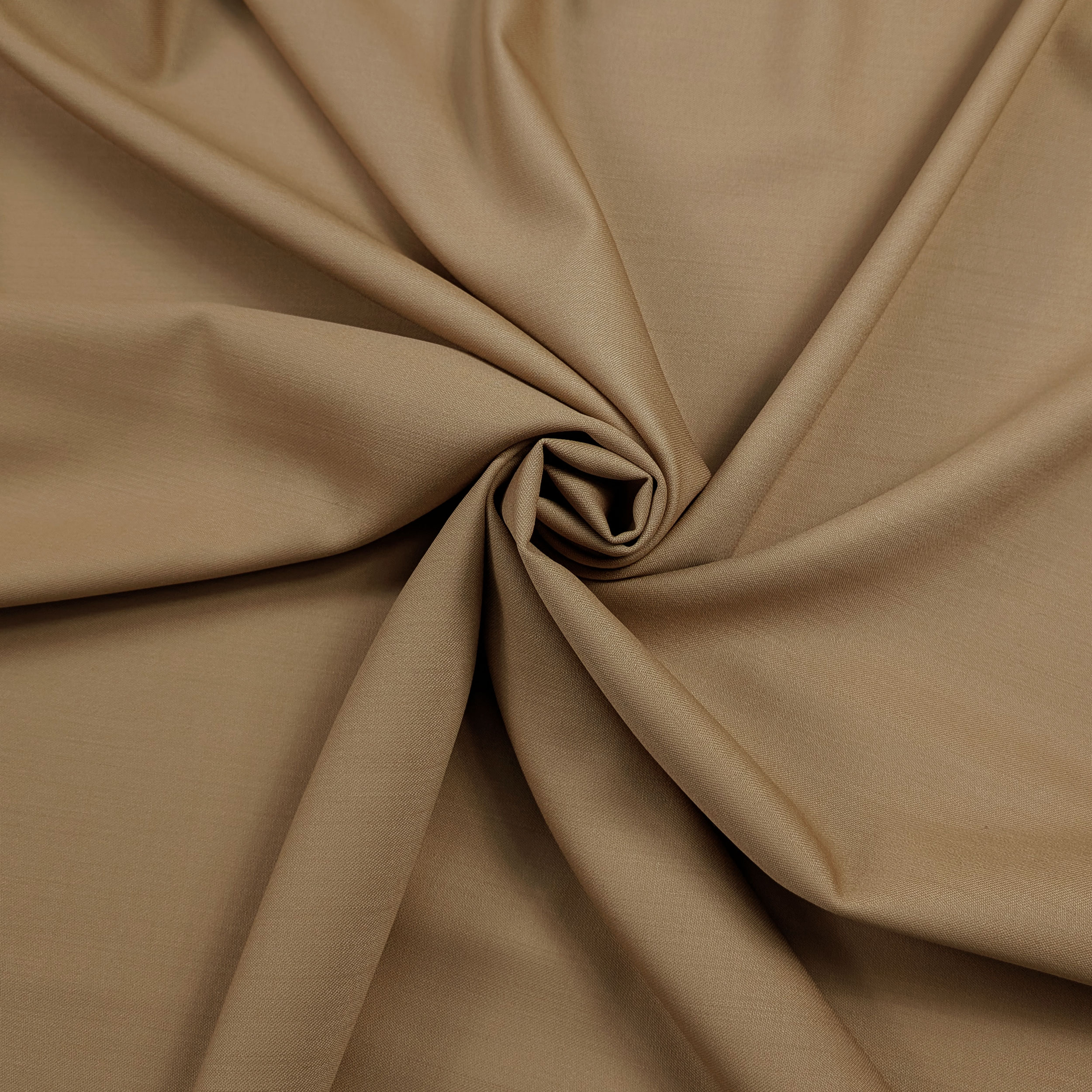 Stretch Wool Satin Camel Image