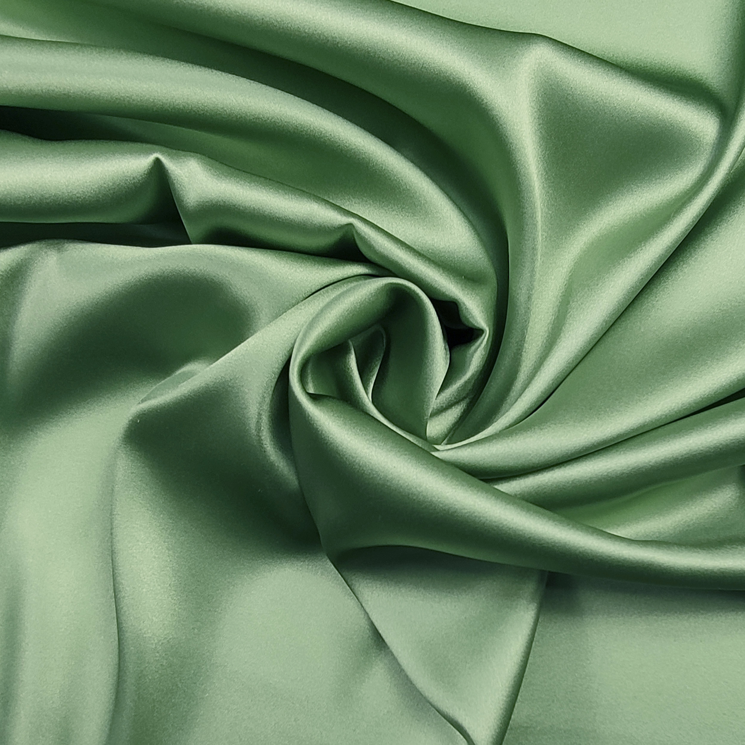 Reiner Seidenstoff Uni Farbe Mint