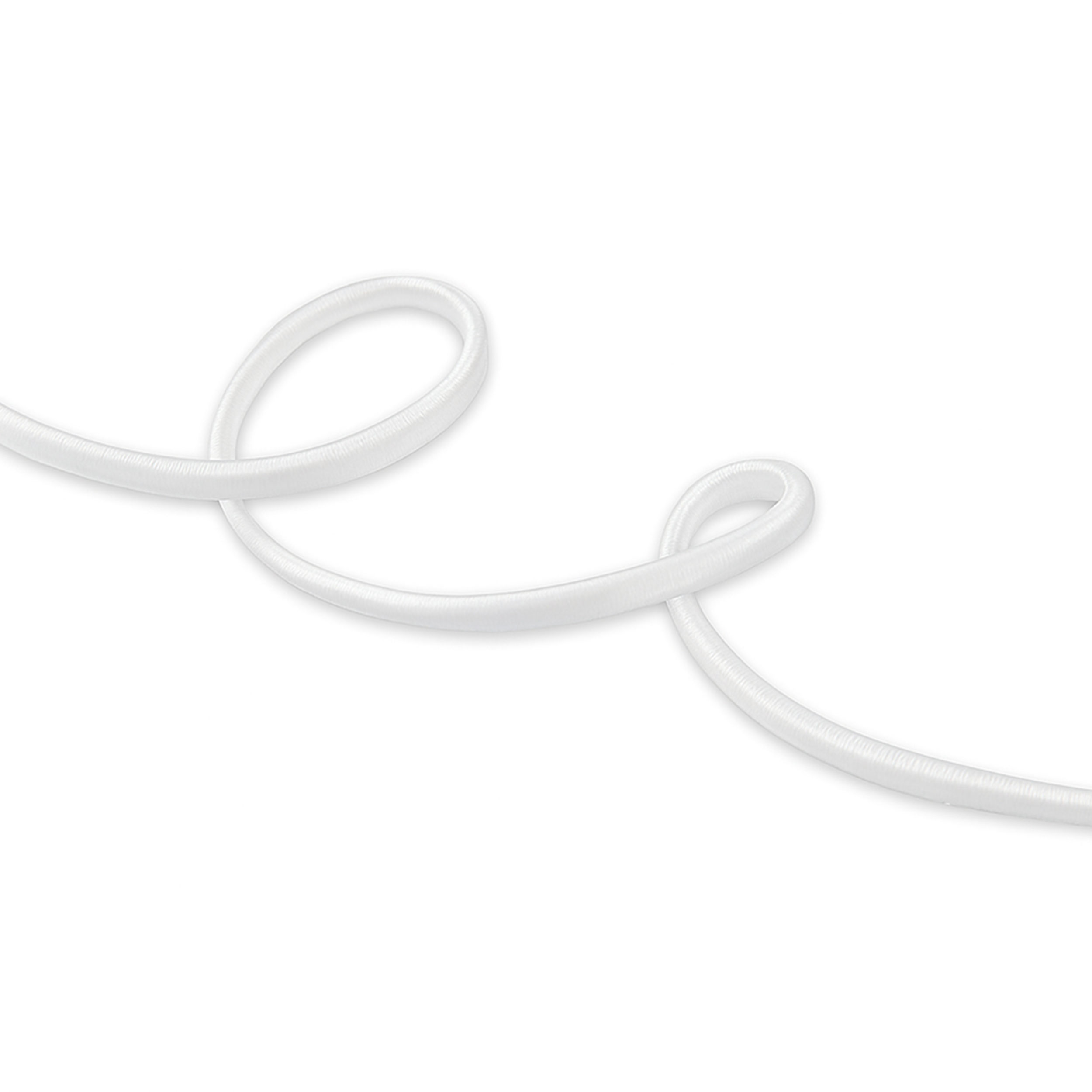 Satin Satin Tubular Trimmings White Image