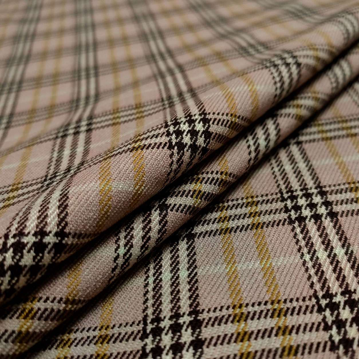 Beige Dressmaking Tartan  Image