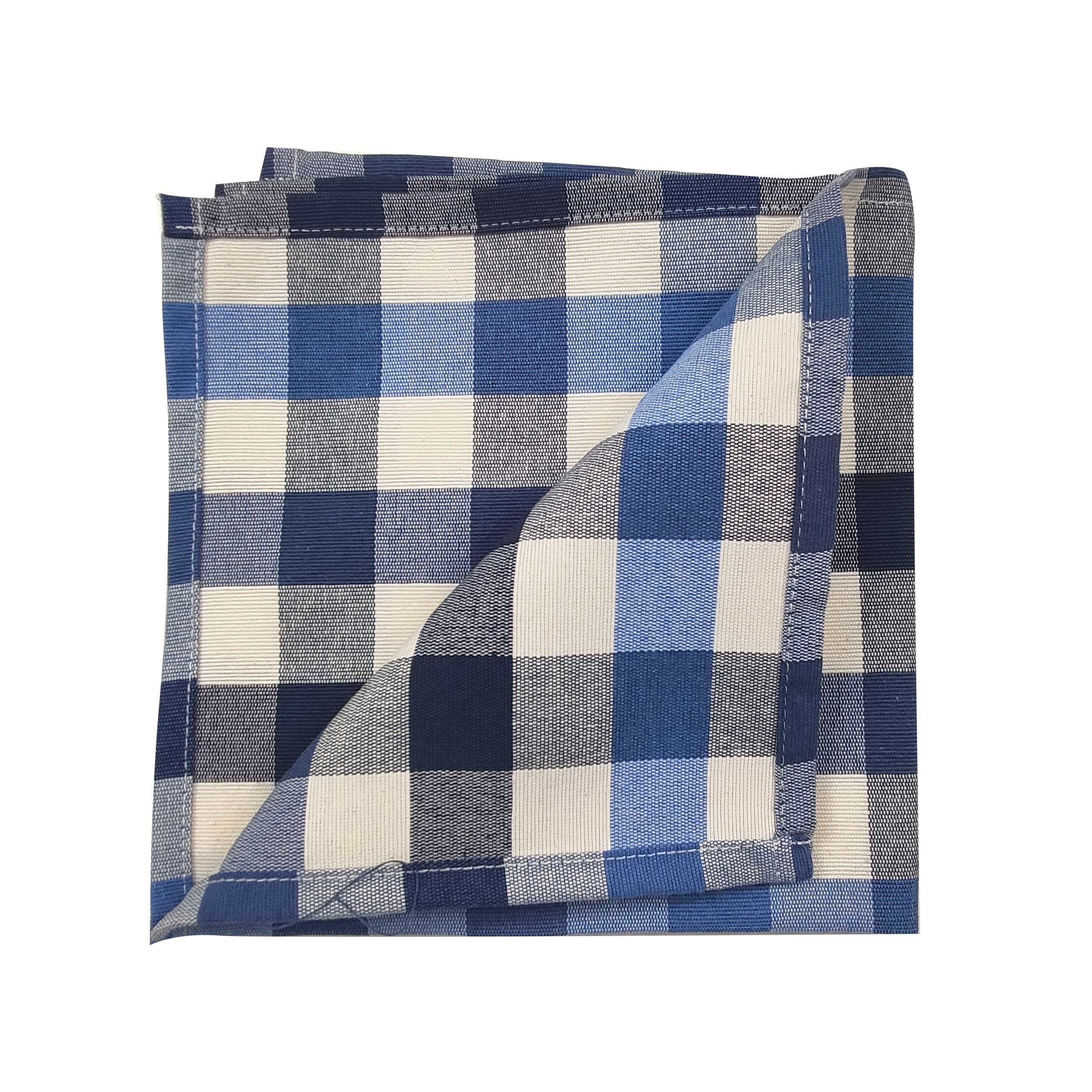 Servilleta Panini Telas Hilado Teñido Cuadrado Multicolor Azul Image
