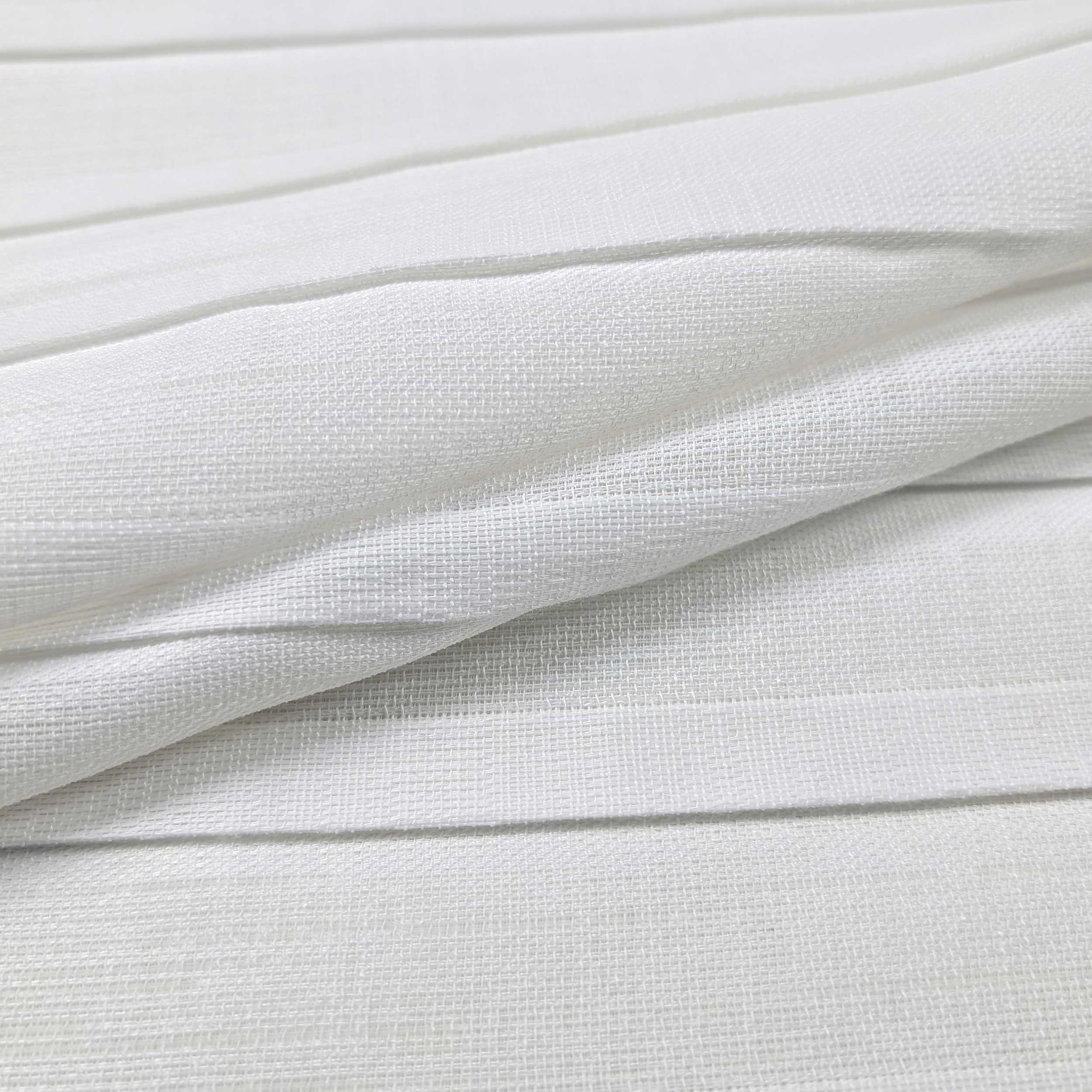 Opaque Curtain Fabric White Image