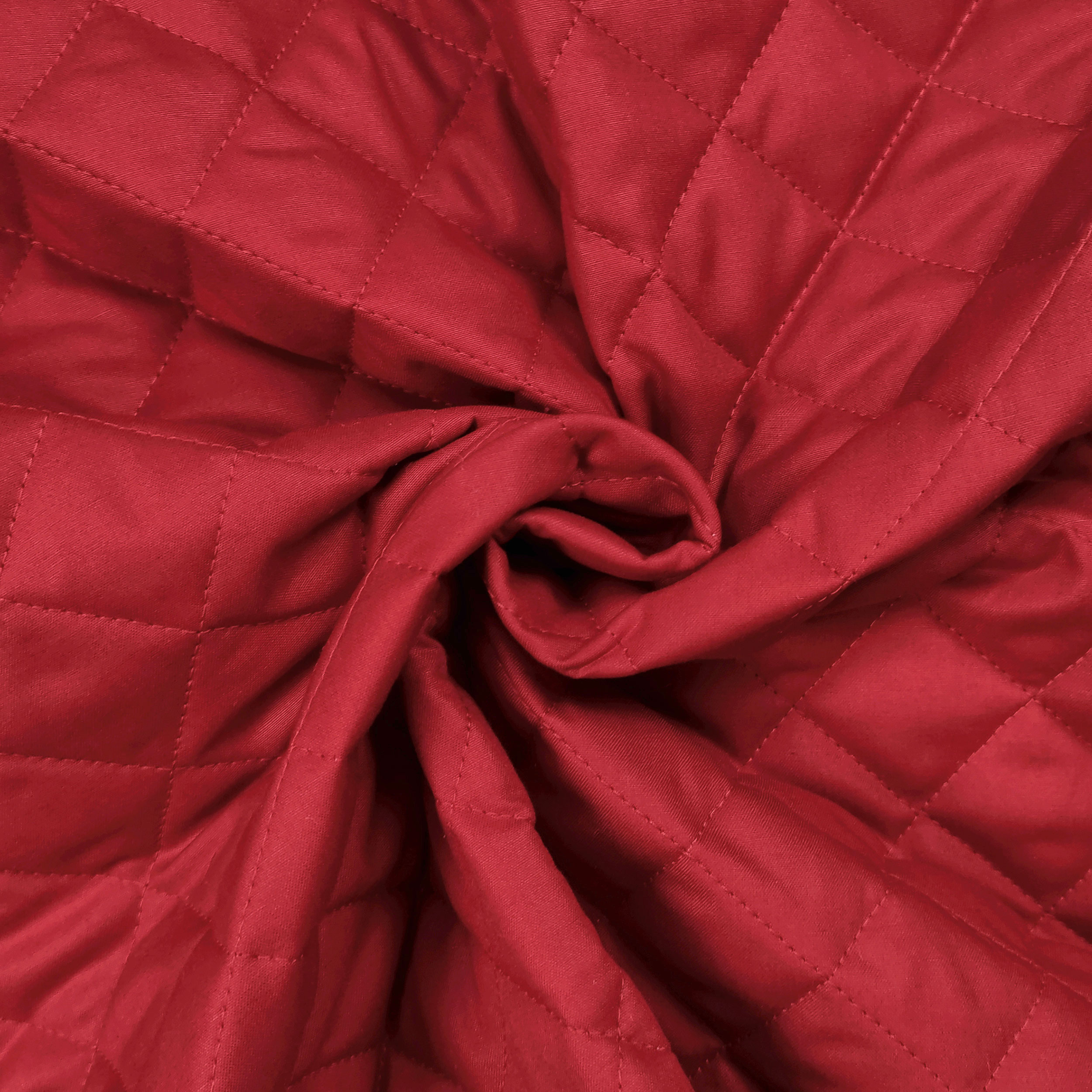 Tissu de coton matelassé Couleur unie Image