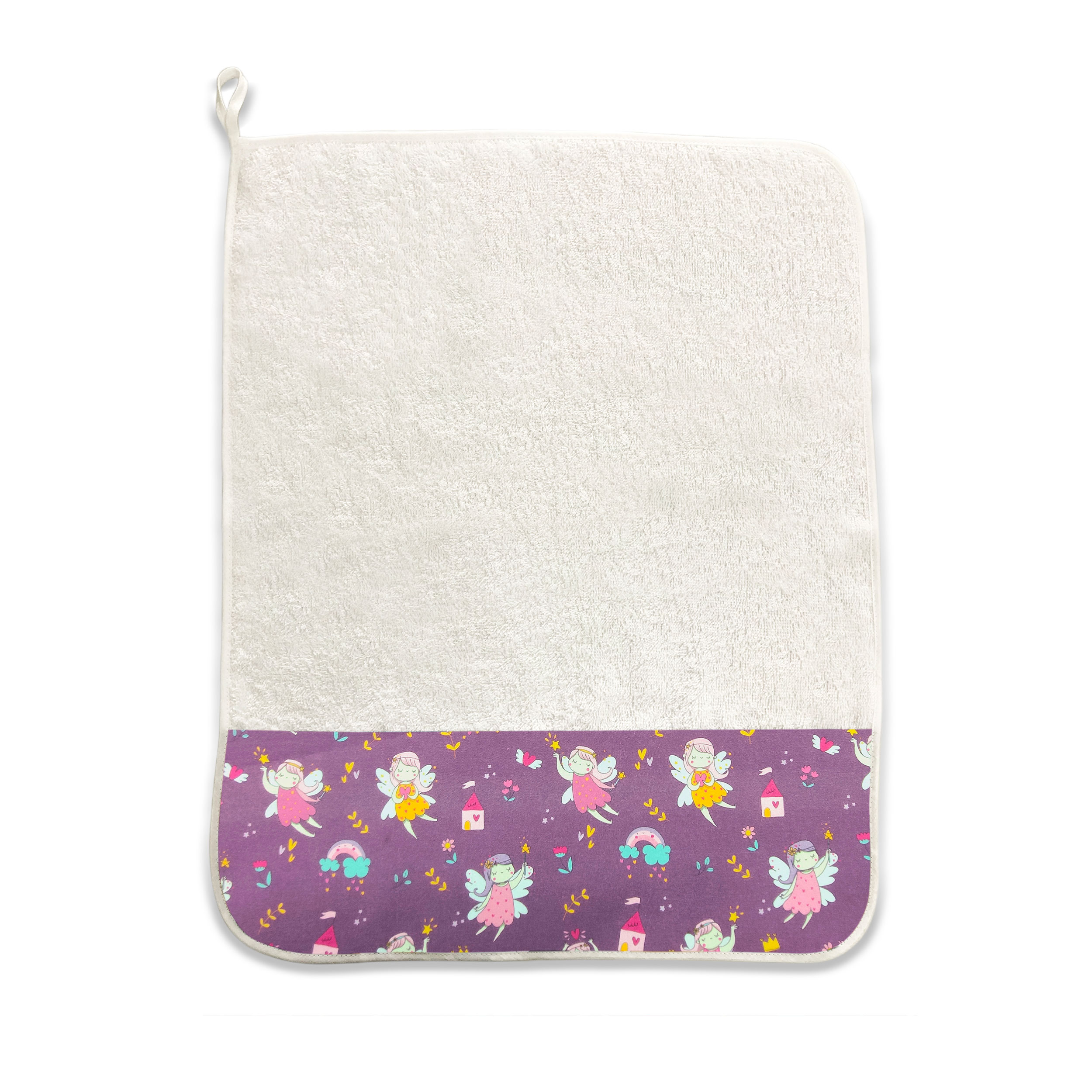 Serviette de toilette Big Fairy Fond lilas - Panini Fabrics Image