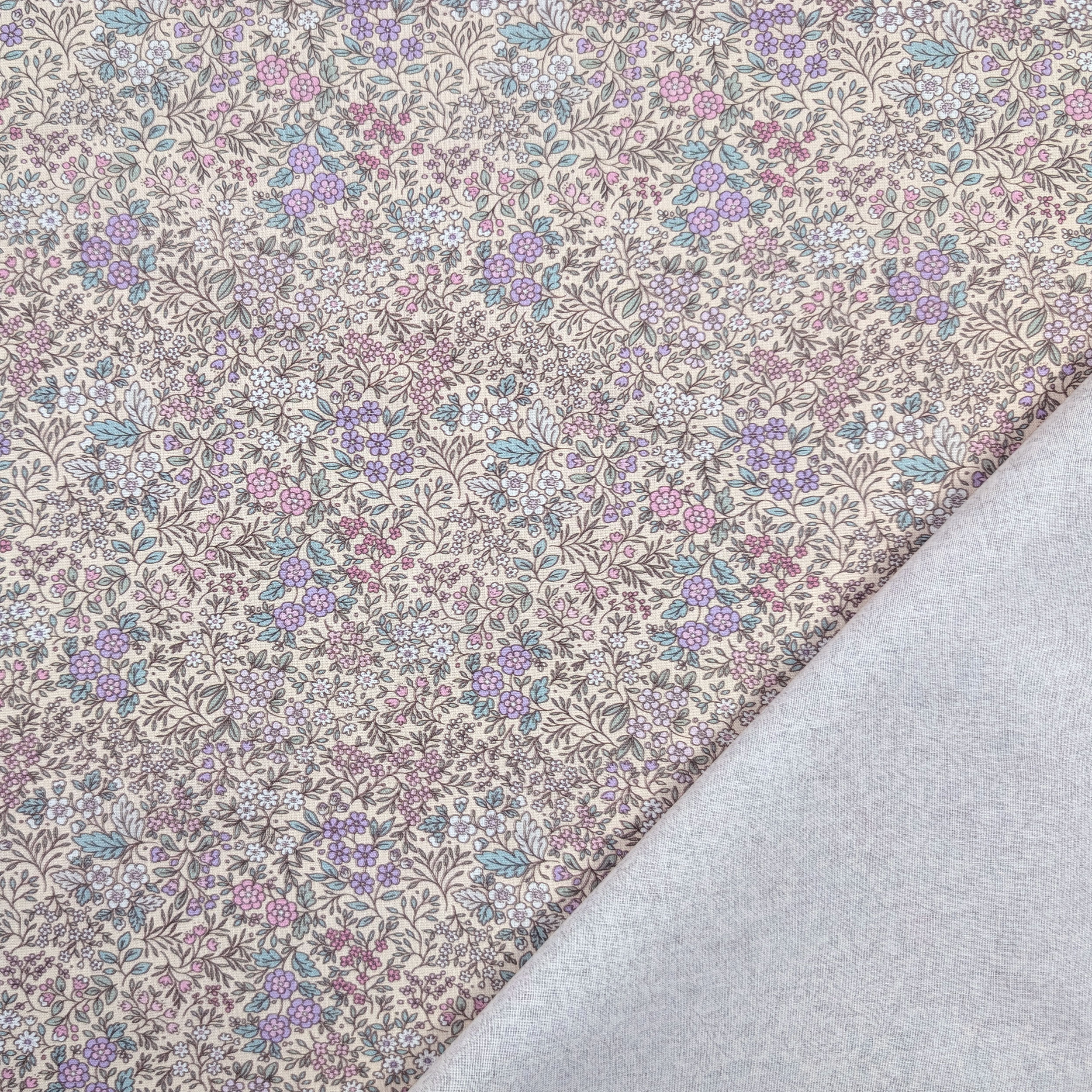 Cotton Percale Fiorellini Purple Image