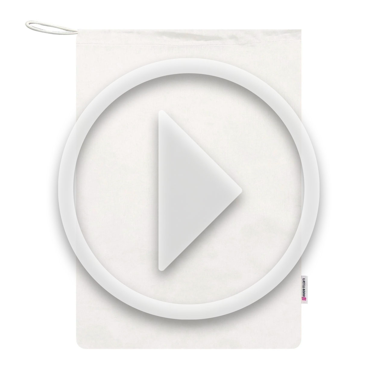 Kindergarten Bag Solid White Image