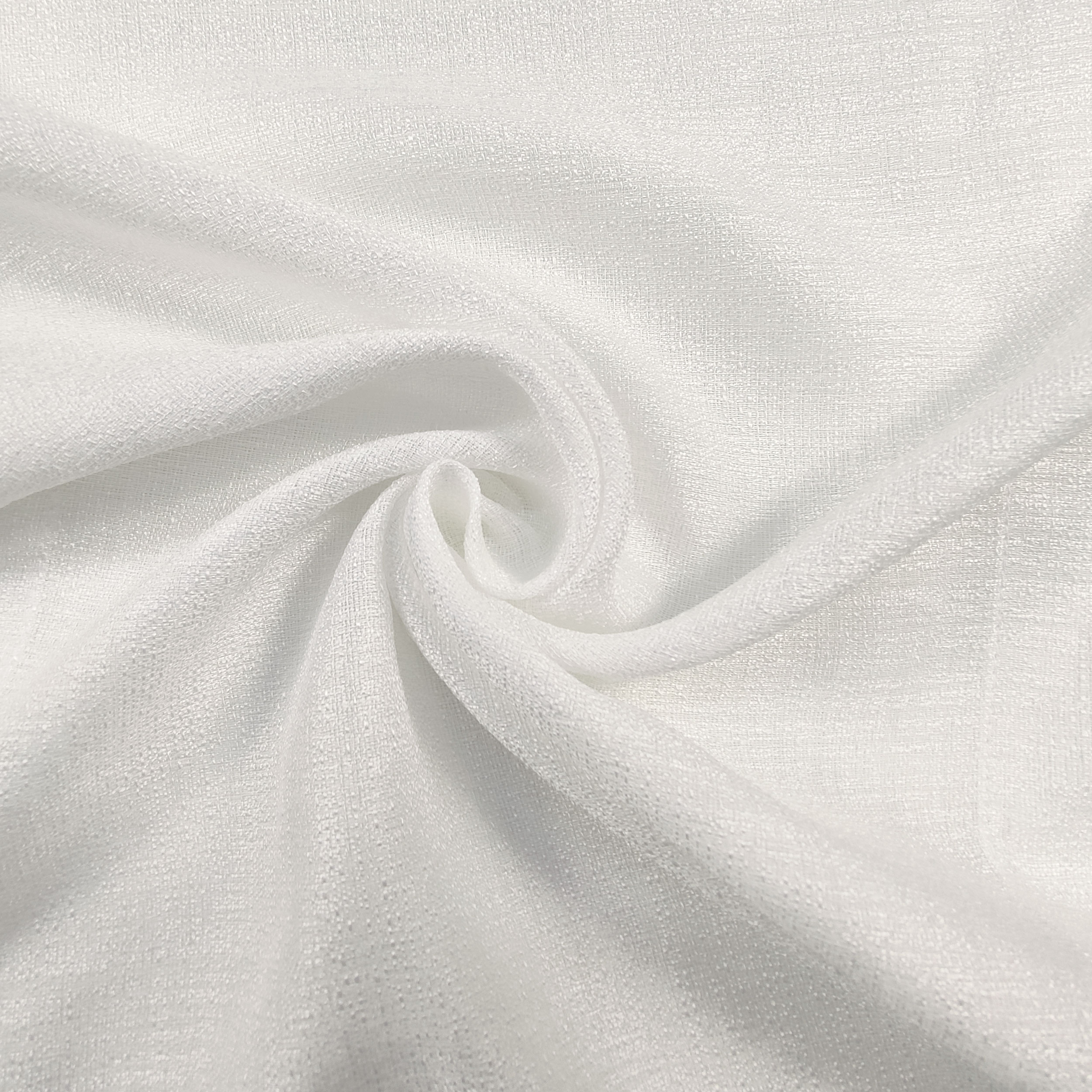 Matisse Curtain Fabric White