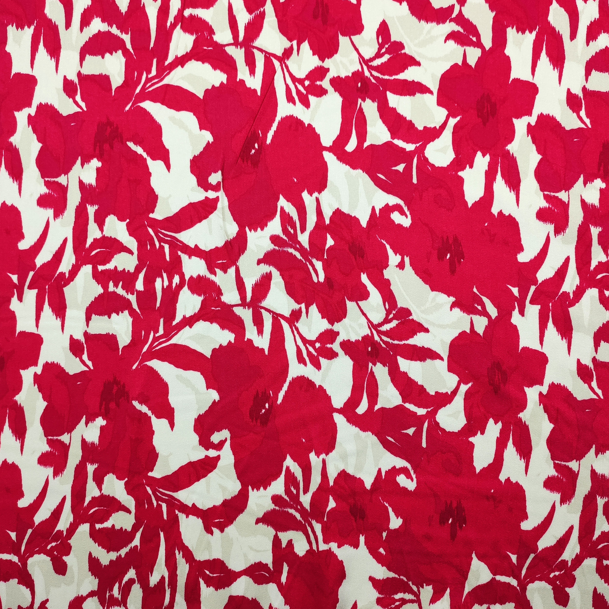 Viscosa Floral Fantasía Fuxia