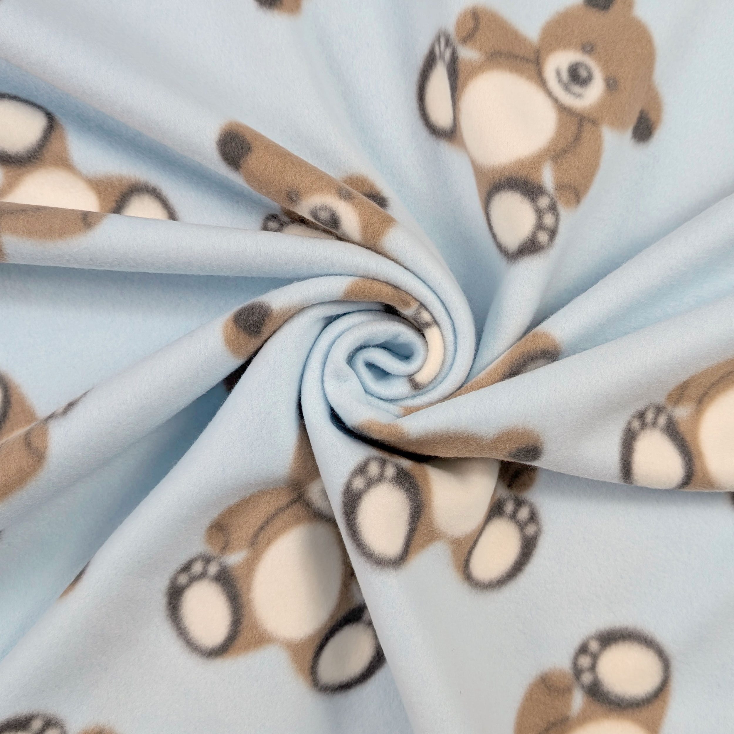Fleece Bears Blue Background Image