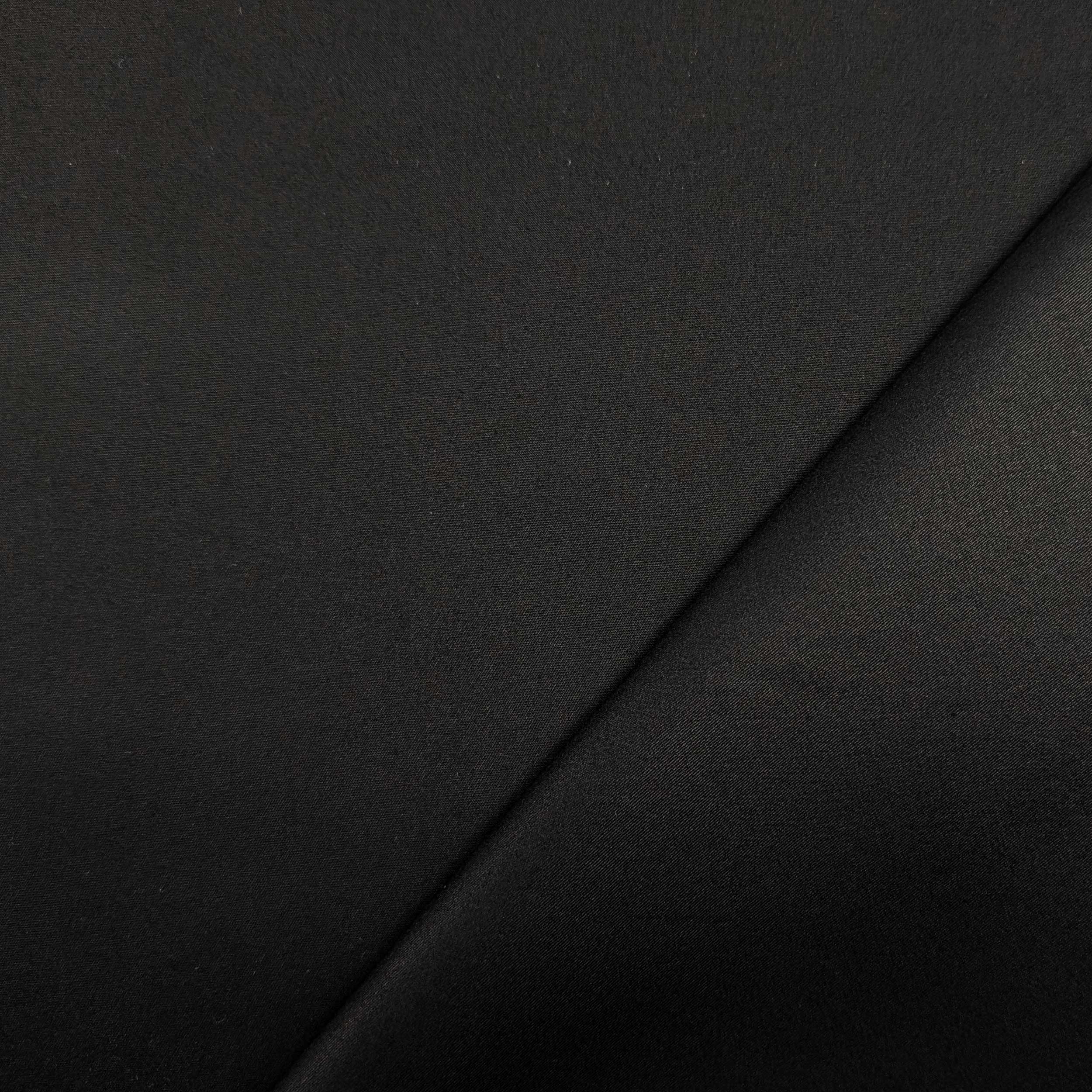 Cotton for Shirts Black No Iron Brennet Swiss Image