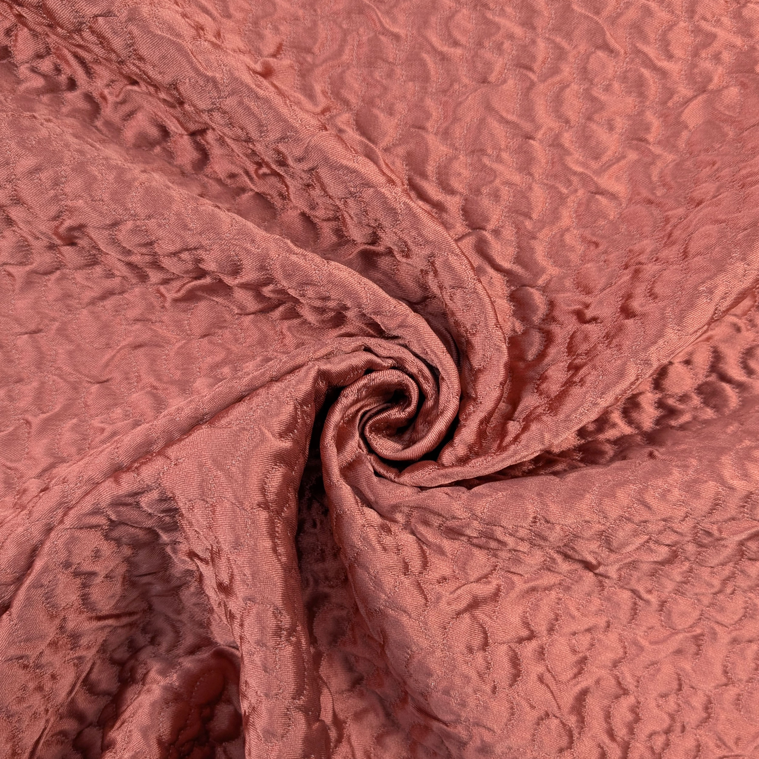 Brokat High Fashion Gemischte Seide Koralle Rosa Image