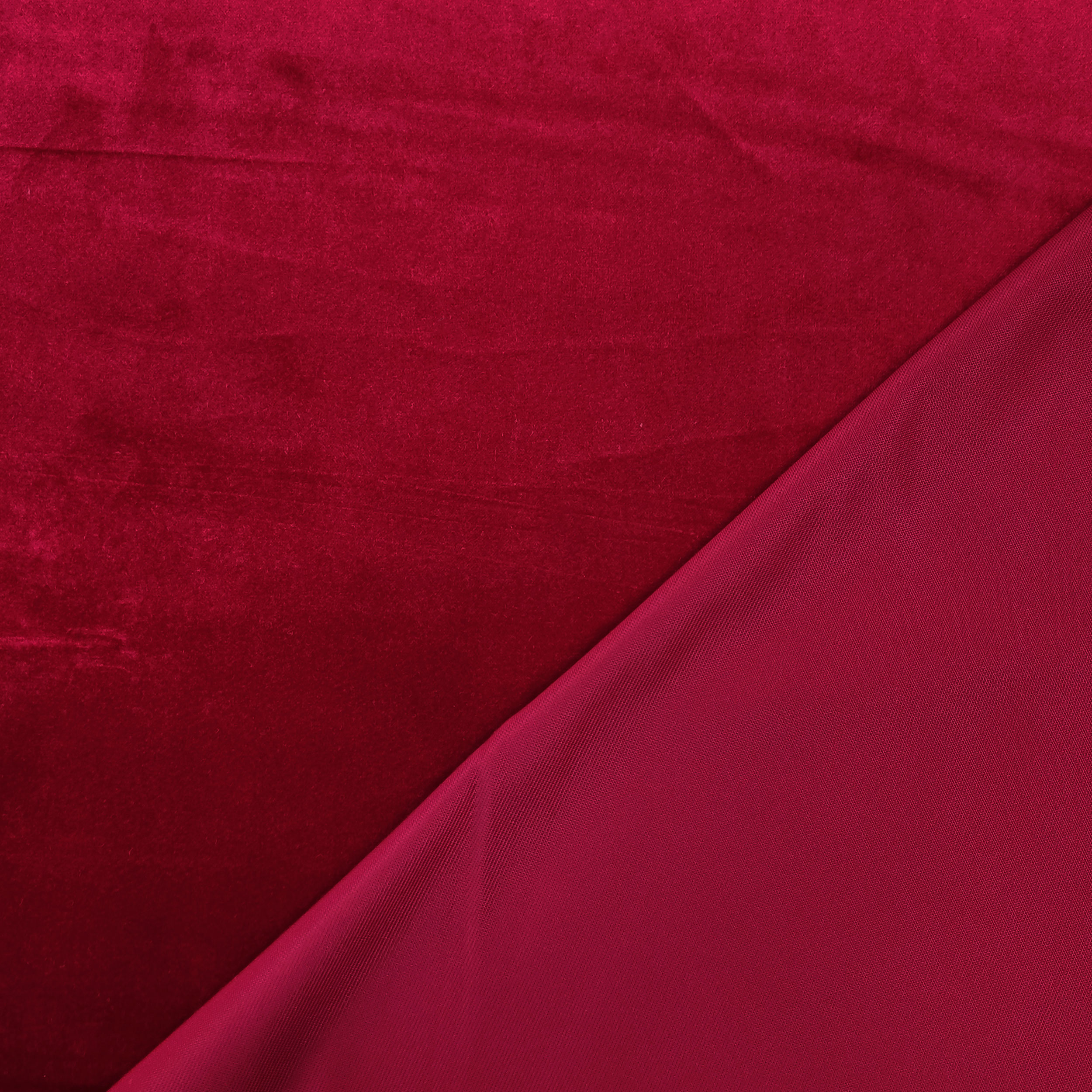 Roter Samt-Stoff