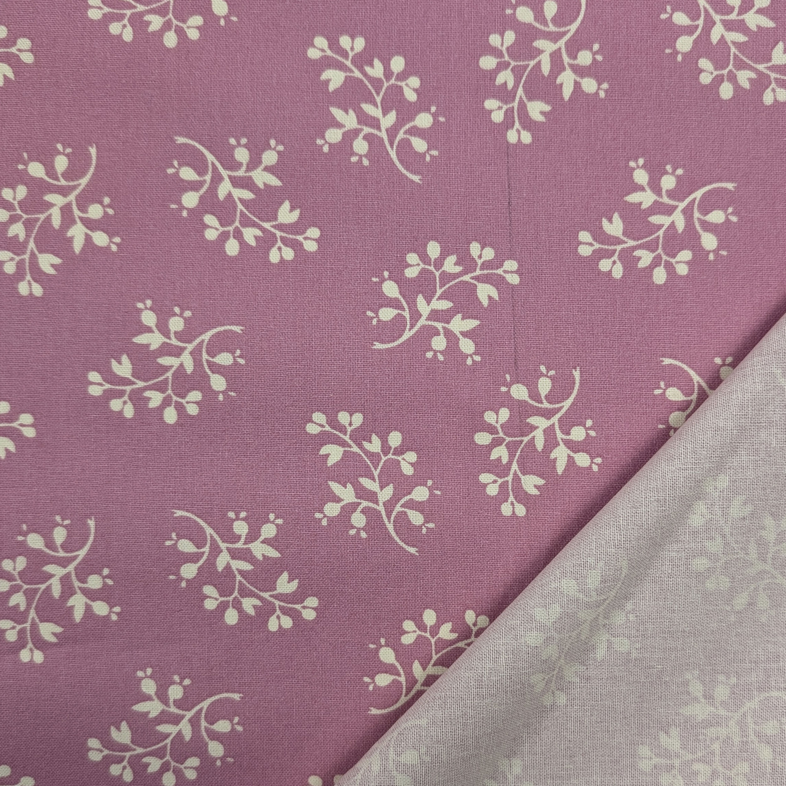 Poplin Cotton Flowers Pink Background Image