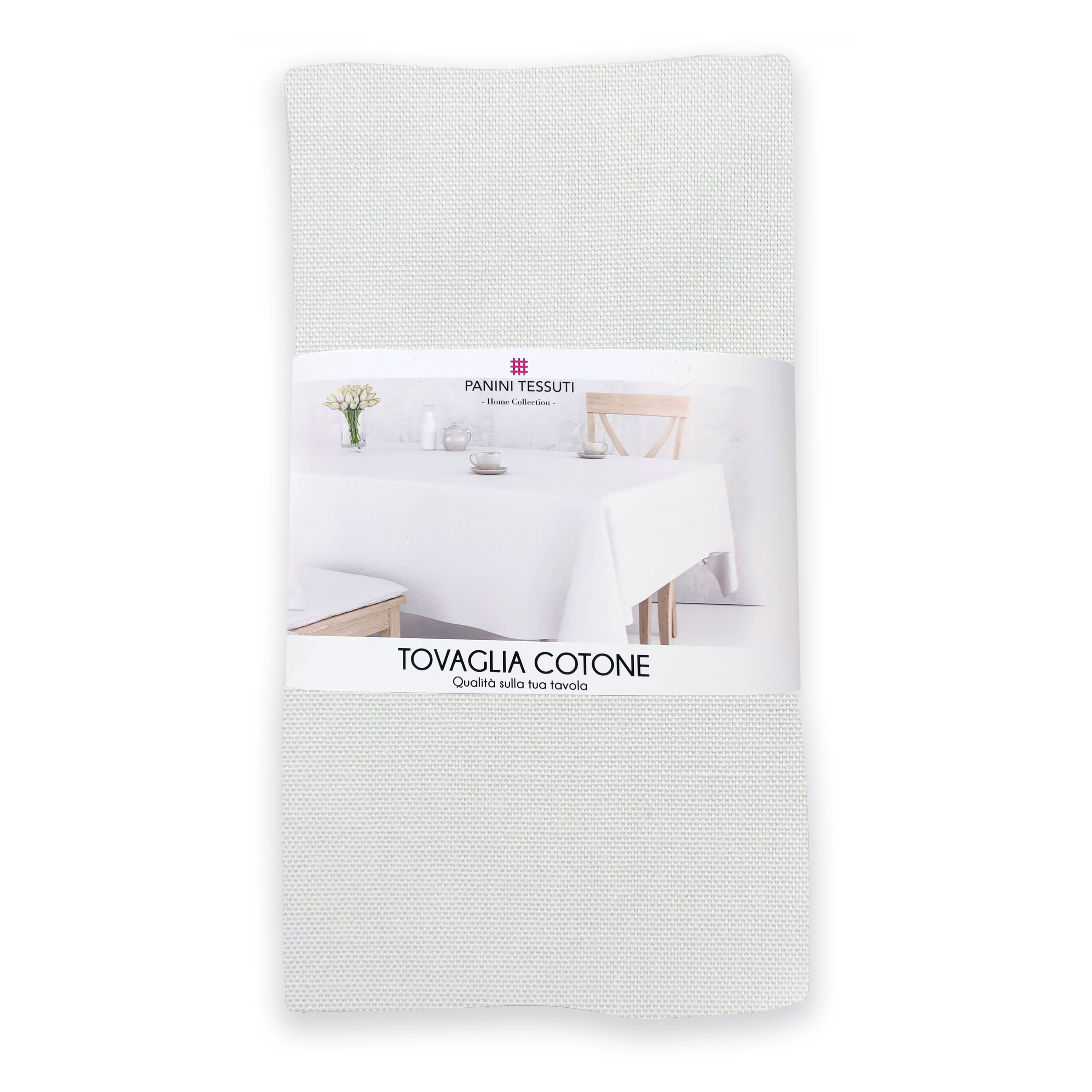 Nappe Panini Fabrics Panama Pure Cotton White Image