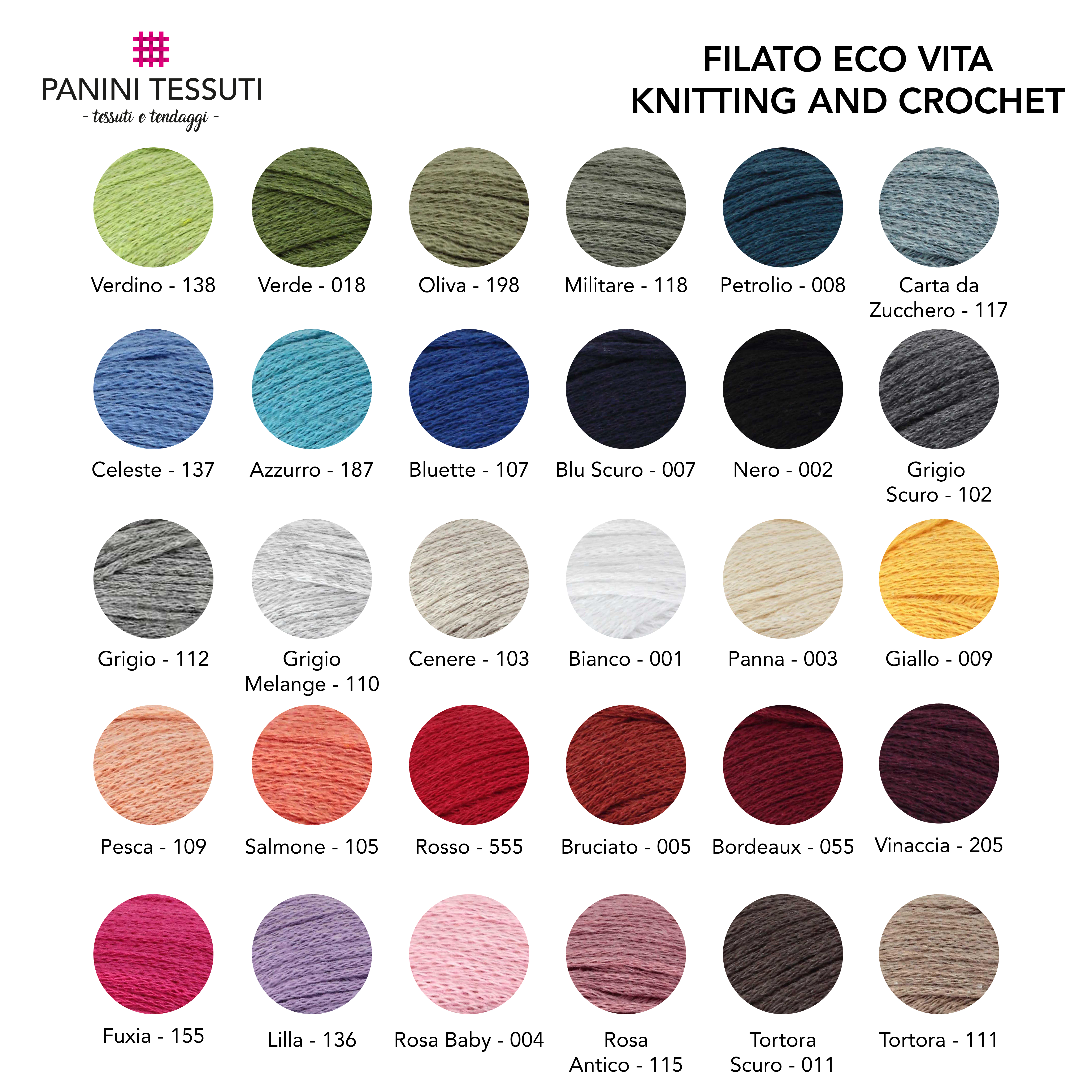 Fil à tricoter et à crocheter DMC Eco Vita