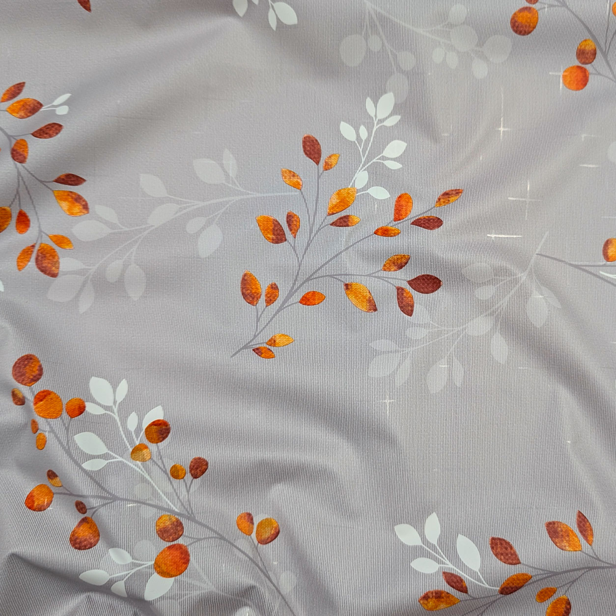Fabric for Soft Plastic-coated Tablecloth Grey Background Image