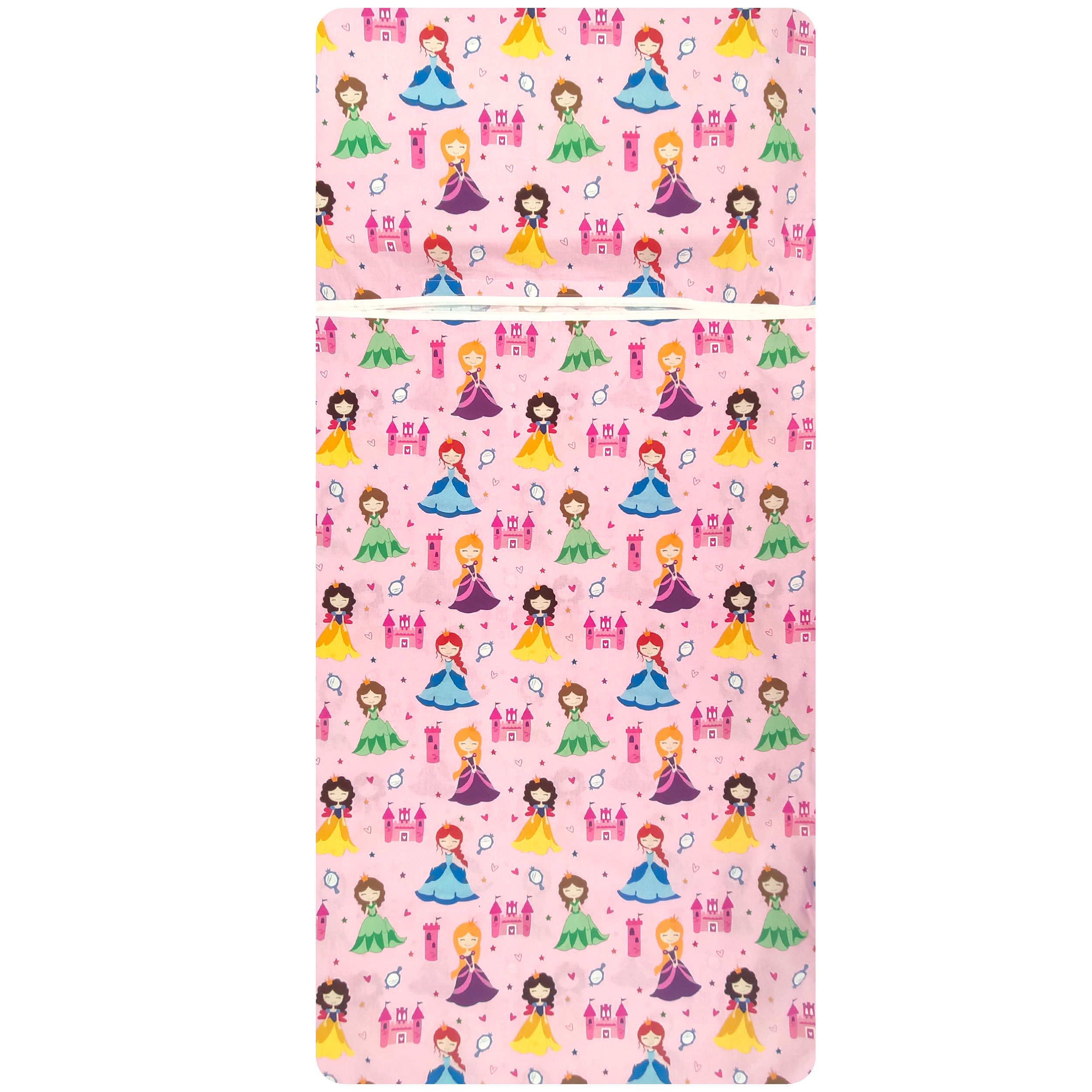 Summer Sleeping Bag Princesses Pink Background Image