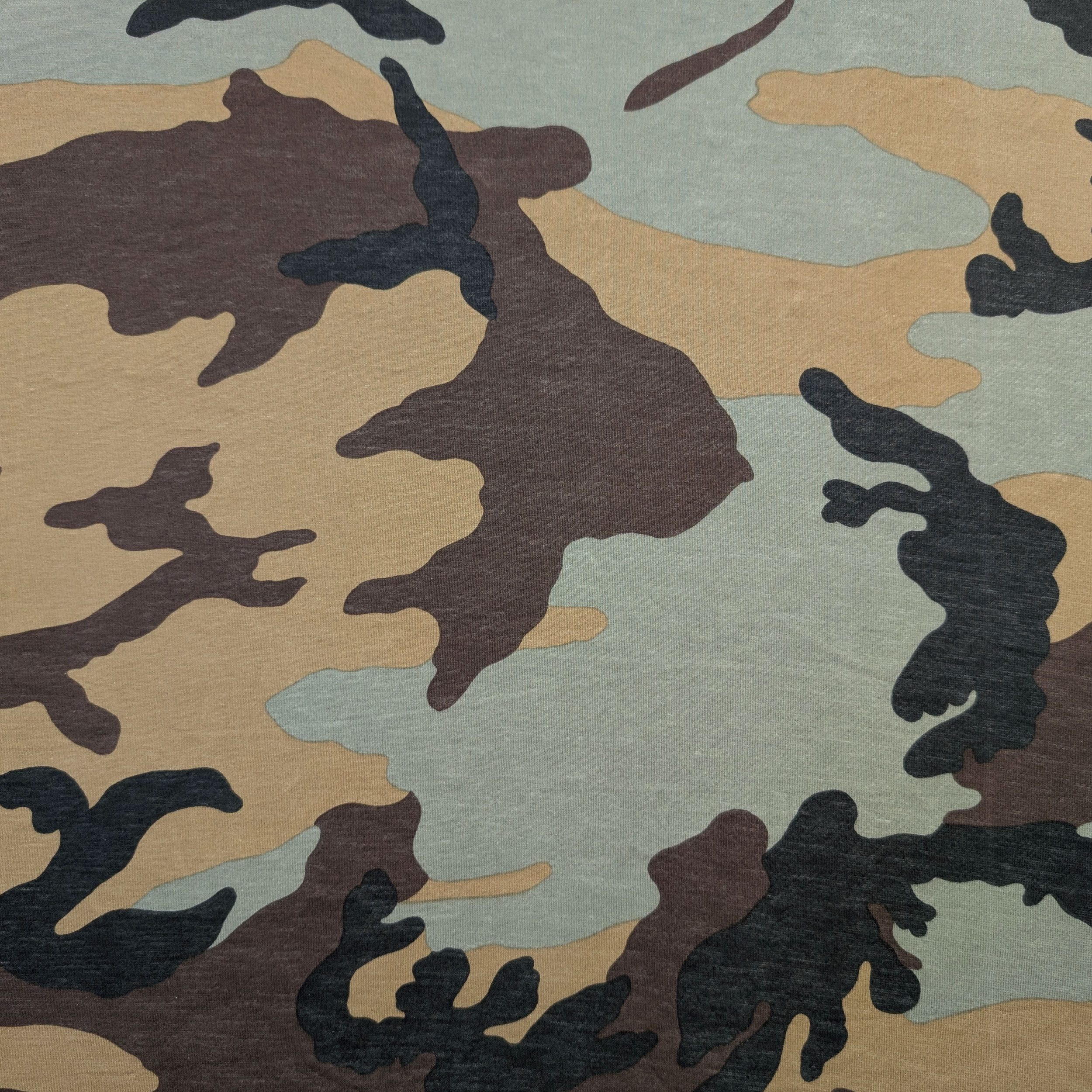 Jersey léger camouflage marron-vert