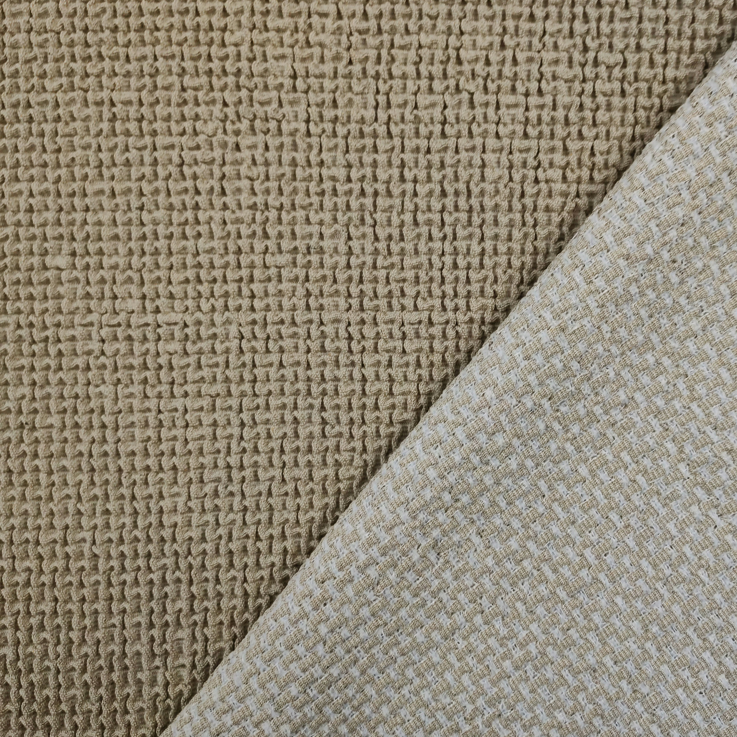 Tissu de housse bi-élastique gaufré régulier Image