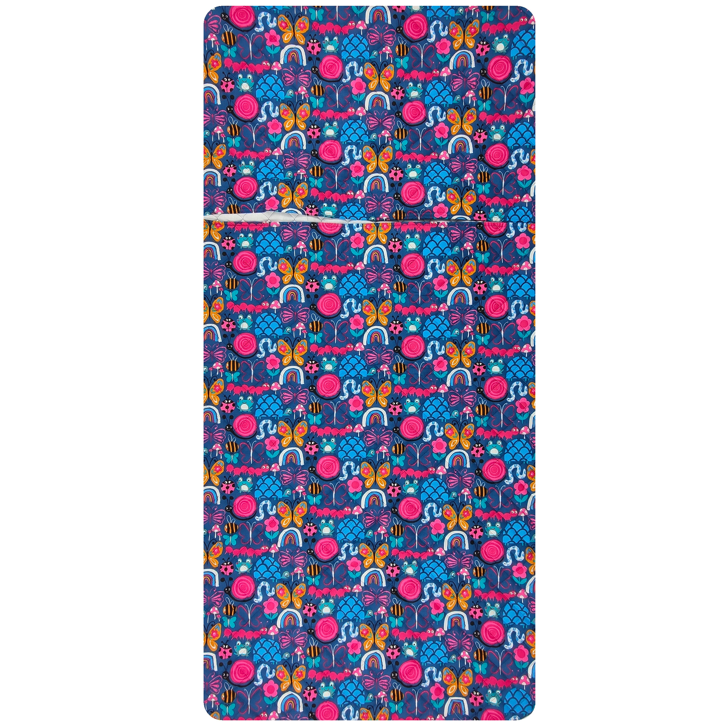 Sac de couchage à motifs d'animaux Fond bleu