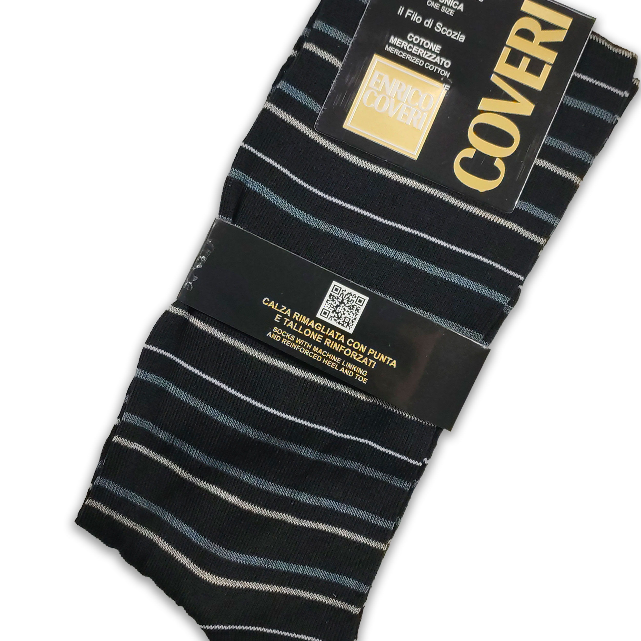 Men's Long Striped Socks Image