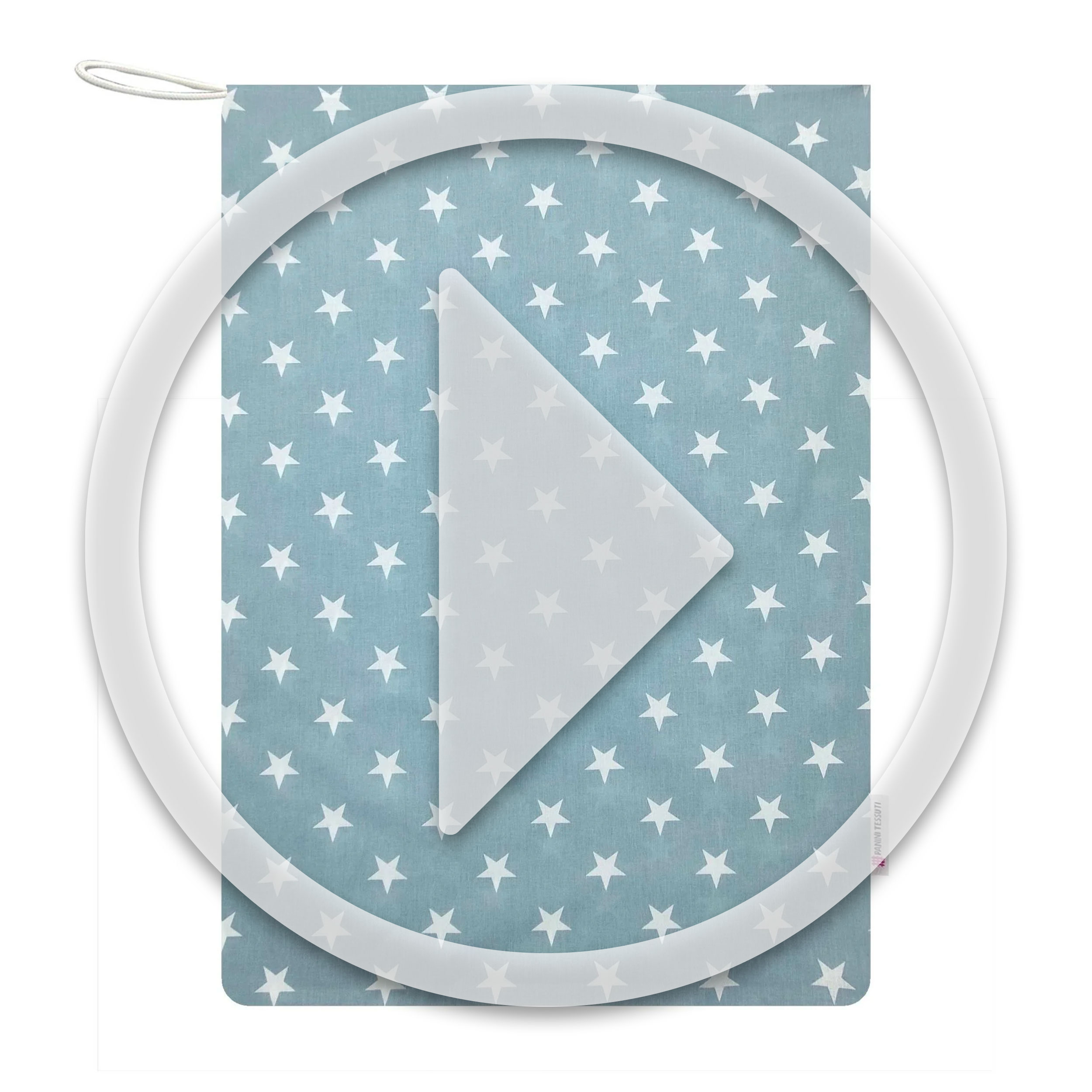 Bolsa de jardín de infancia Estrellas blancas con fondo azul Image