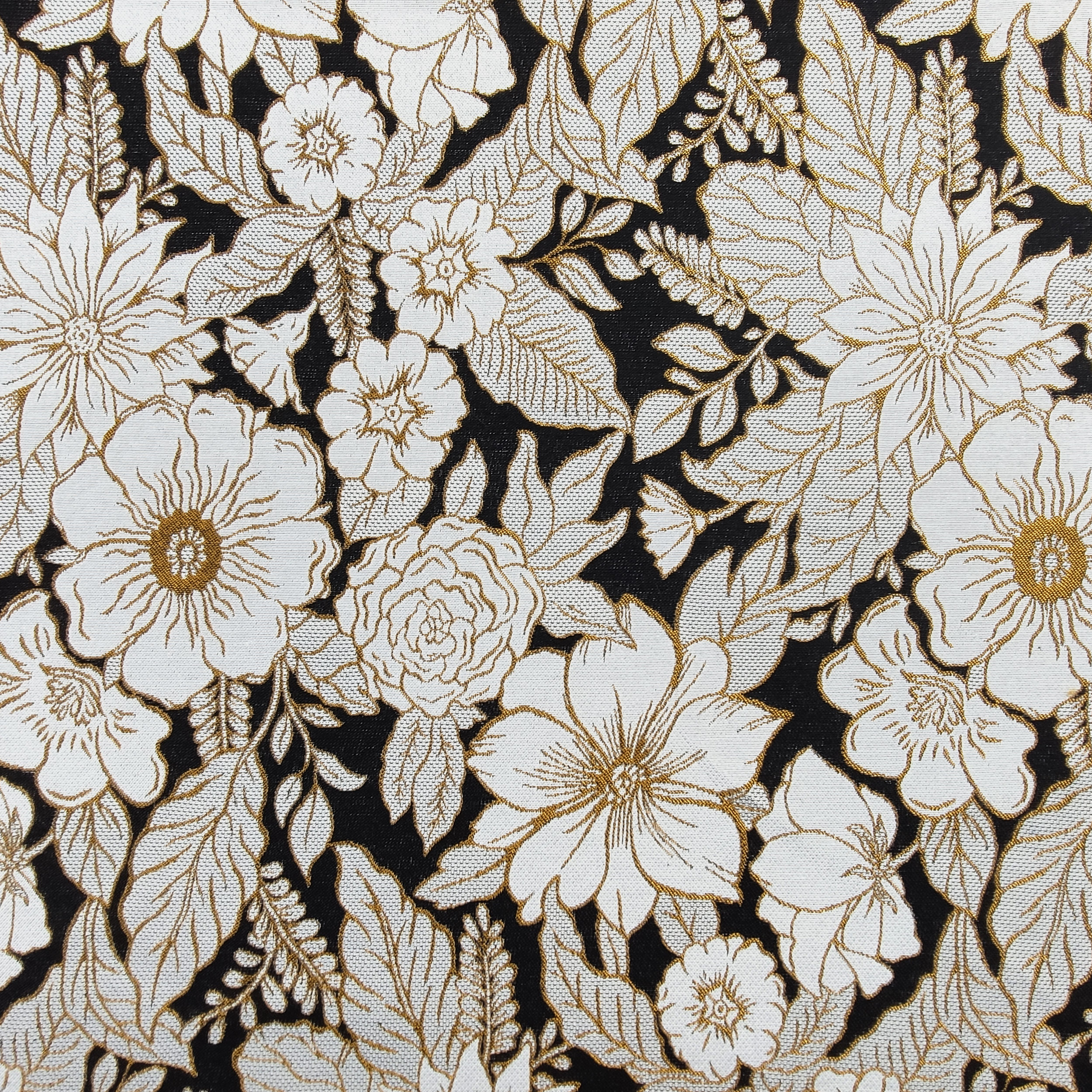 Jacquard Flores Blancas