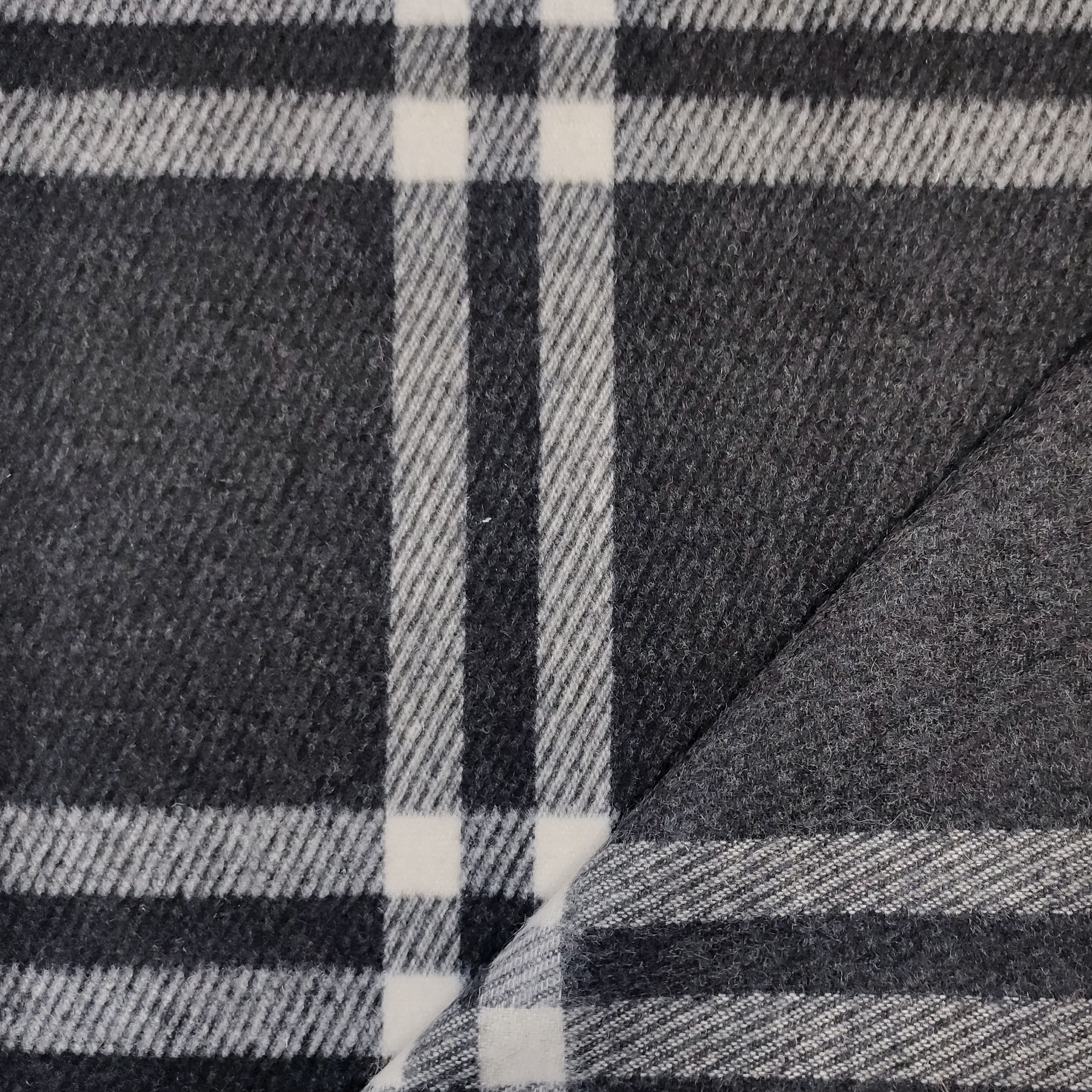 Tartan Wolltuch Anthrazit Image