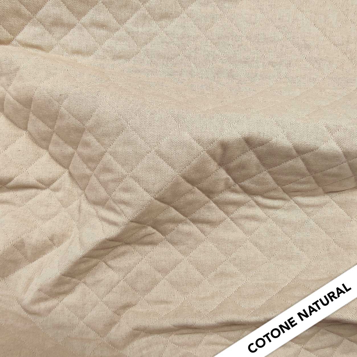 Matelassé Coton Mixte Brut Double