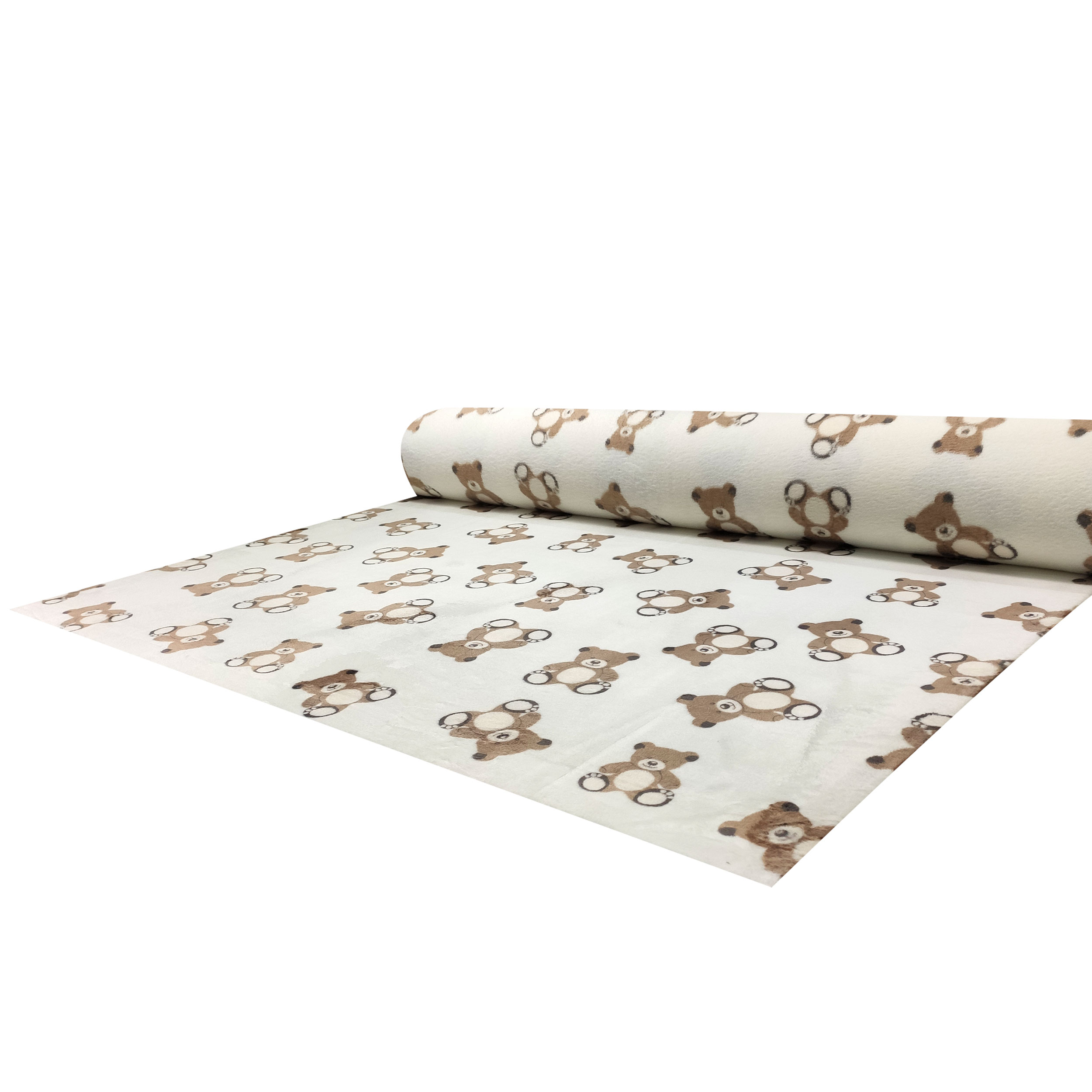 Polaire Main Oursons Cachemire Fond blanc Image