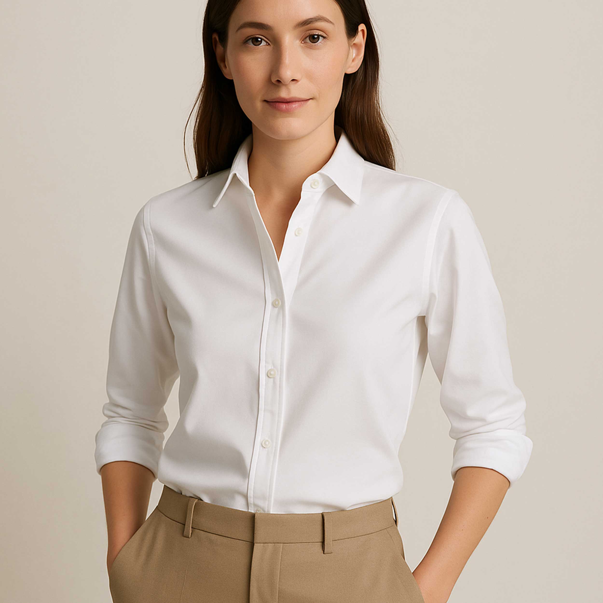 Cotton for White Shirts Brennet Swiss Image
