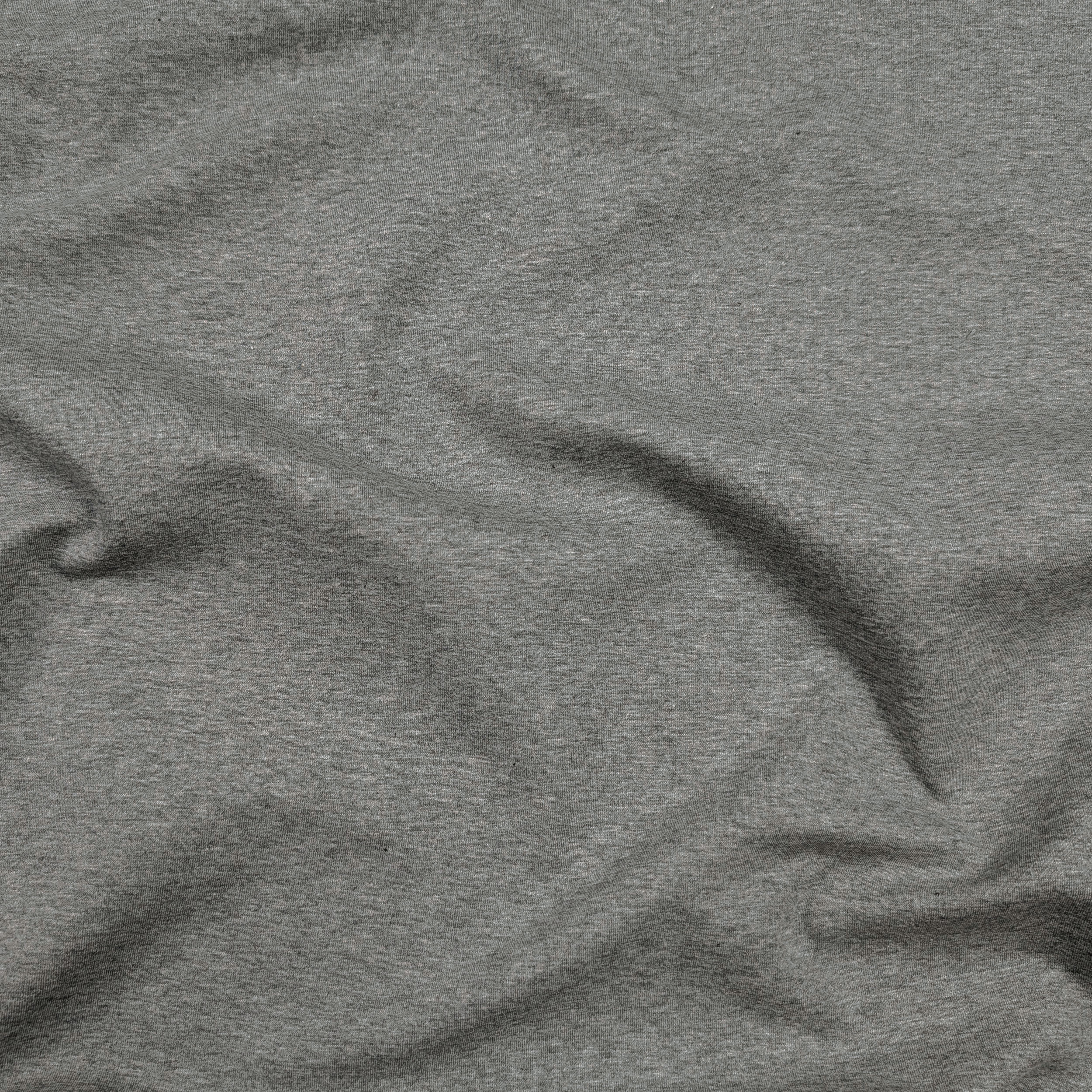 Sweatshirt Cotton Double Grey Melange and Blue Image