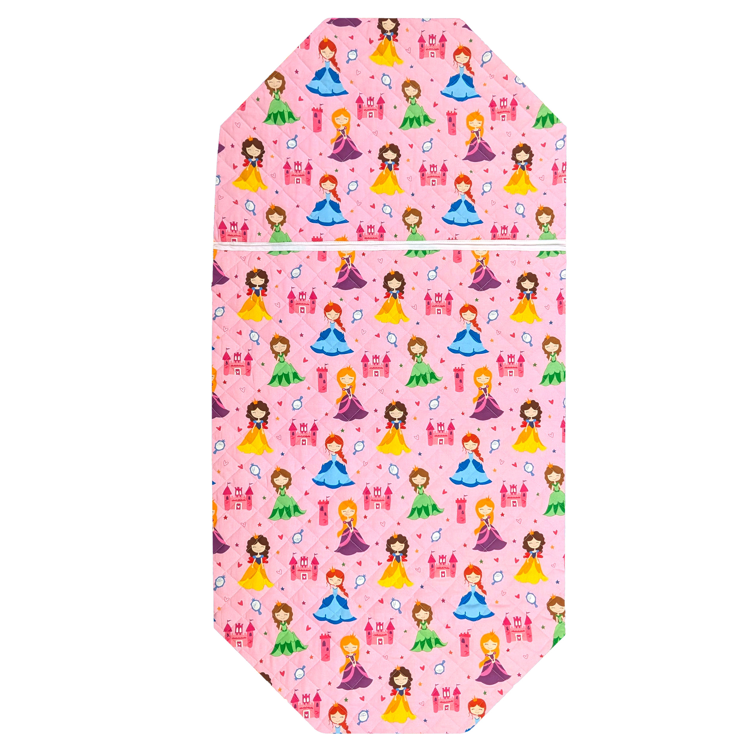 Shaped Sleeping Bag for Brandy Princesses Pink Background Image