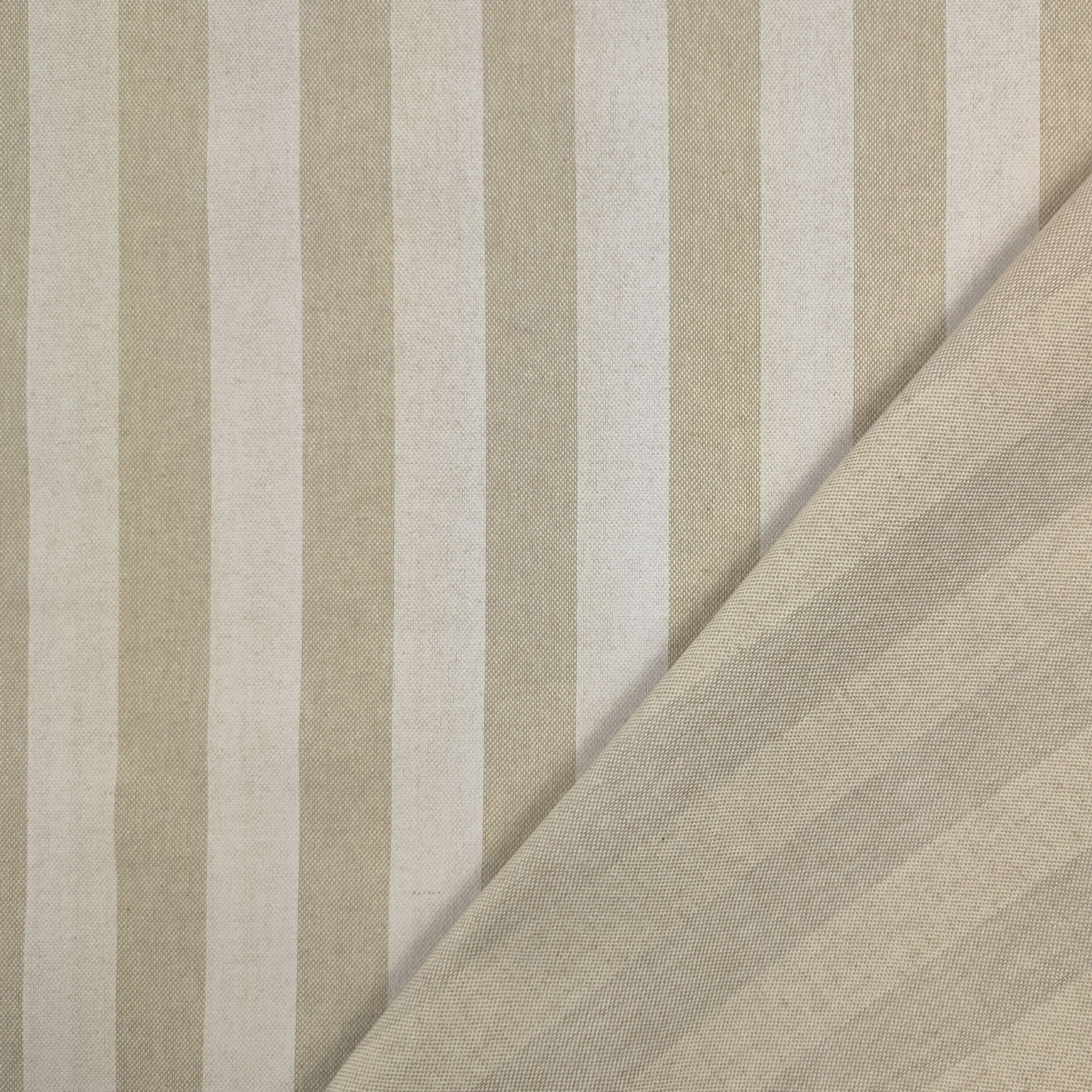 Panama Vertical Stripes Beige