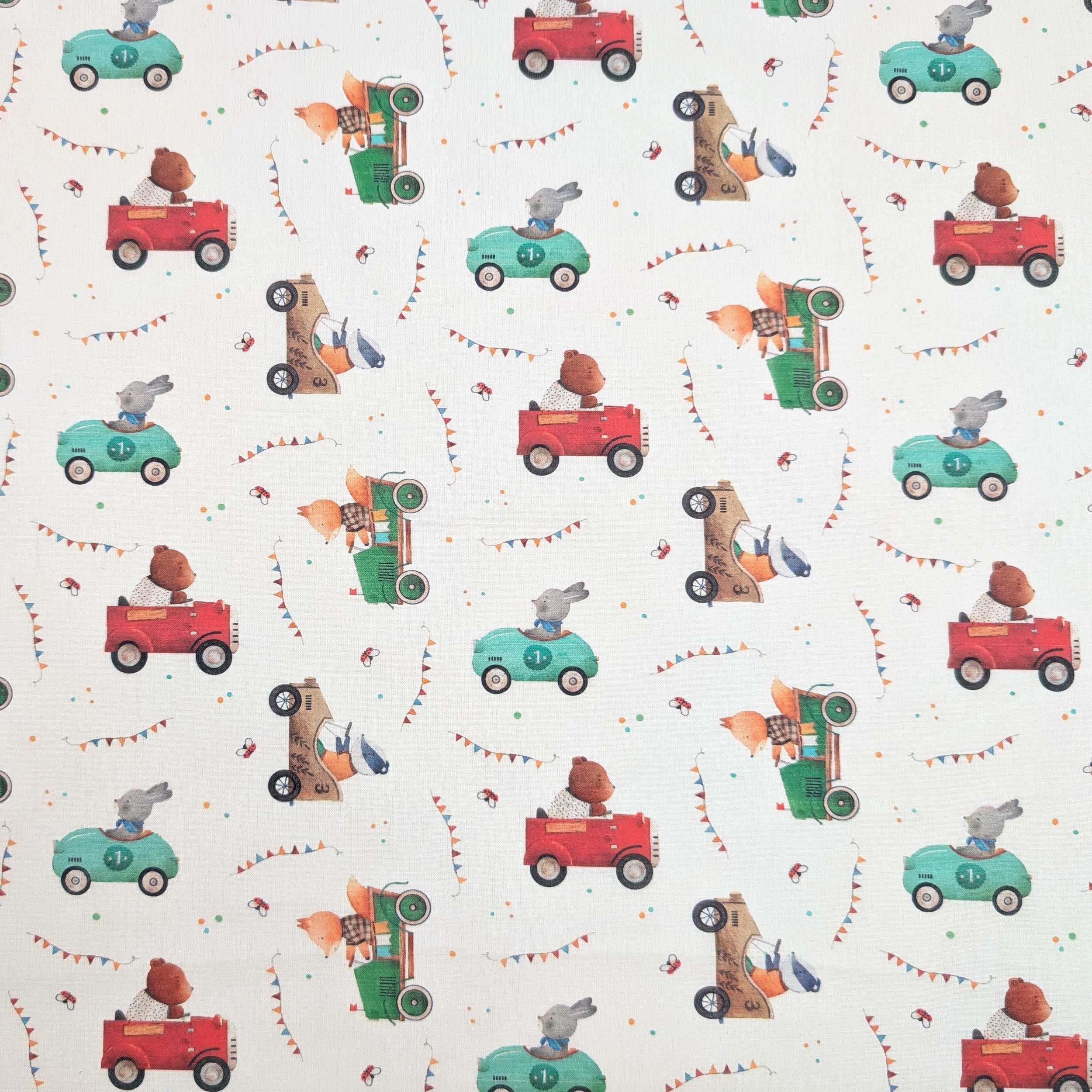 Percale Cotton with Animals on the Cover Image