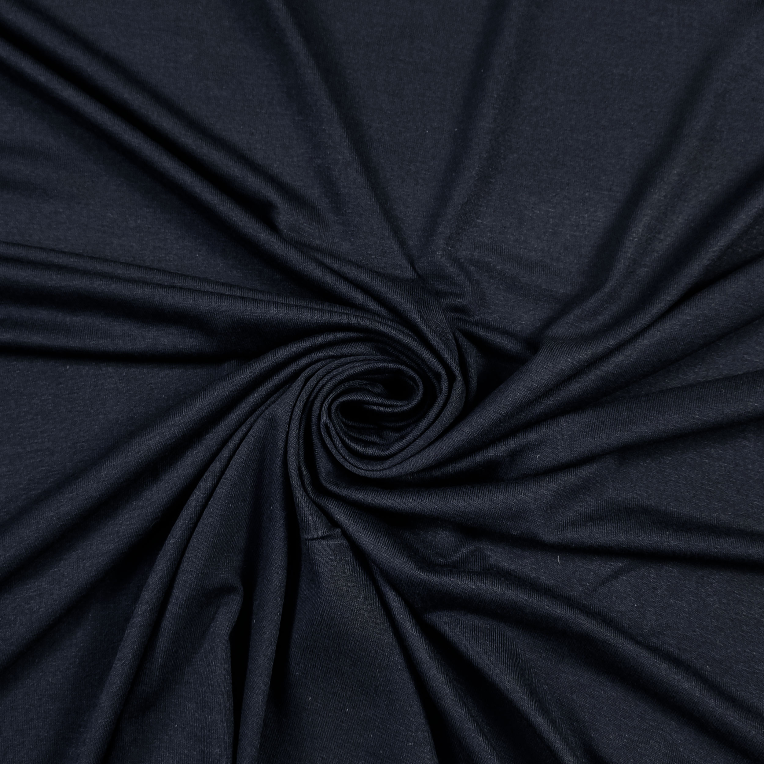 Jersey coton uni bleu