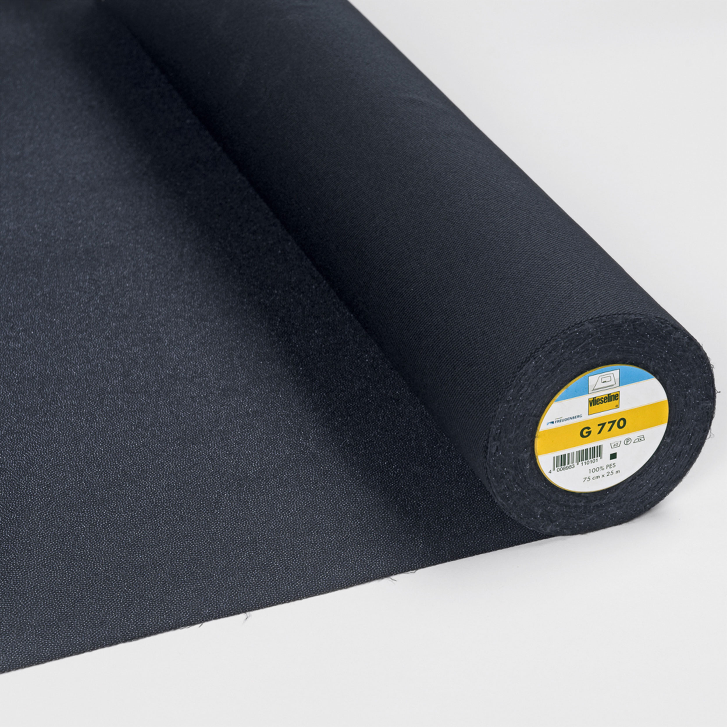 Doublure en tissu thermoadhésif G770 Noir Image