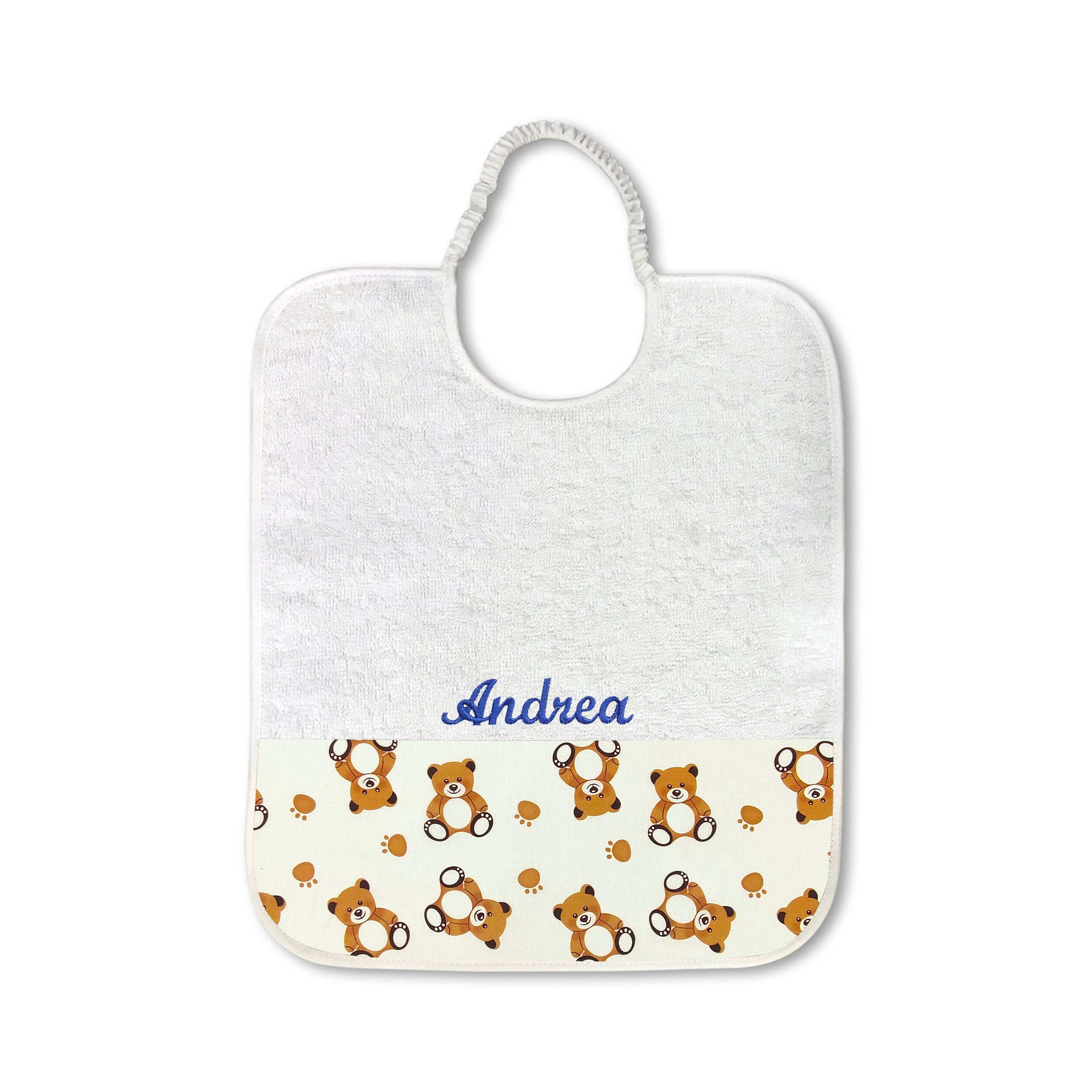 Bavoir Oursons Fond blanc Image
