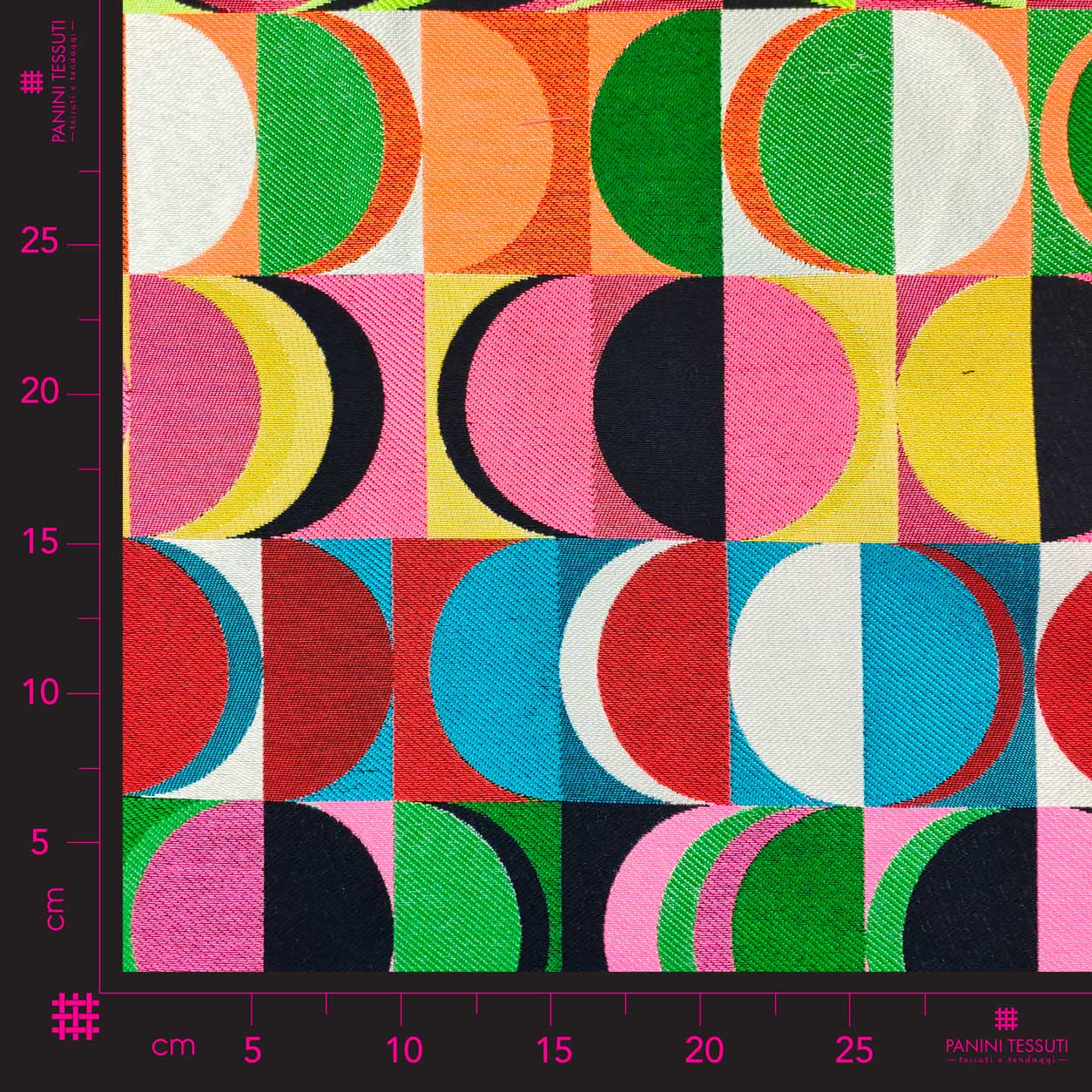 Tela Pop Art Gobelin con tonos fluorescentes