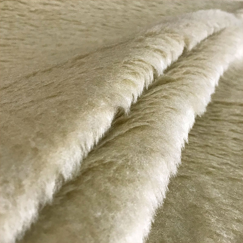 Tessuto Pelliccia Economica Pelo Corto  Beige 